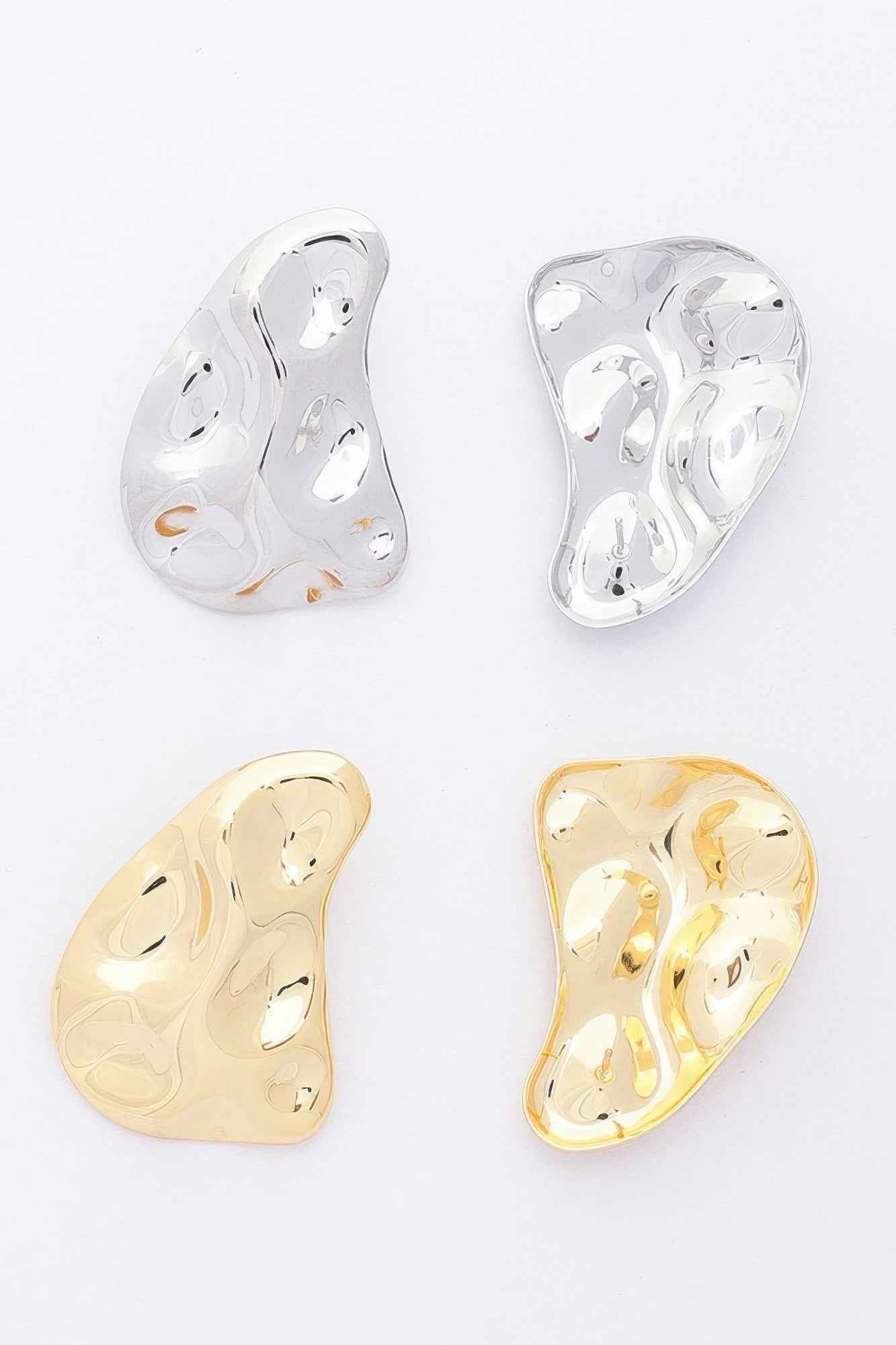 Metal Gold Dip Earring