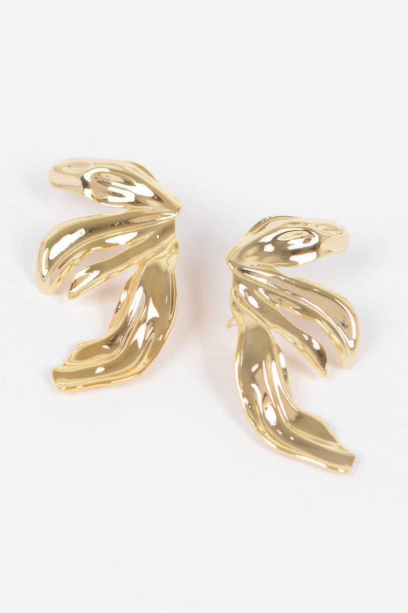 Metal Gold Plated Earring