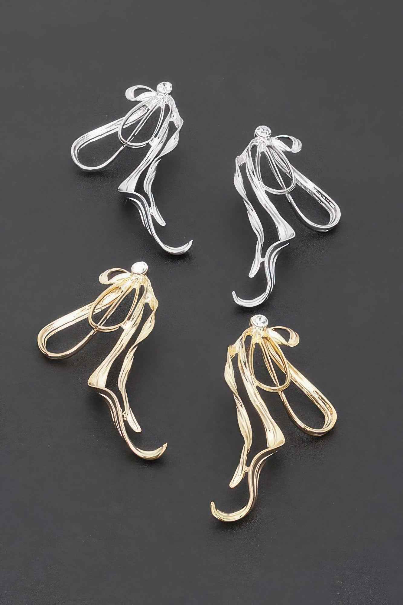 Gold Plated Metal Earring