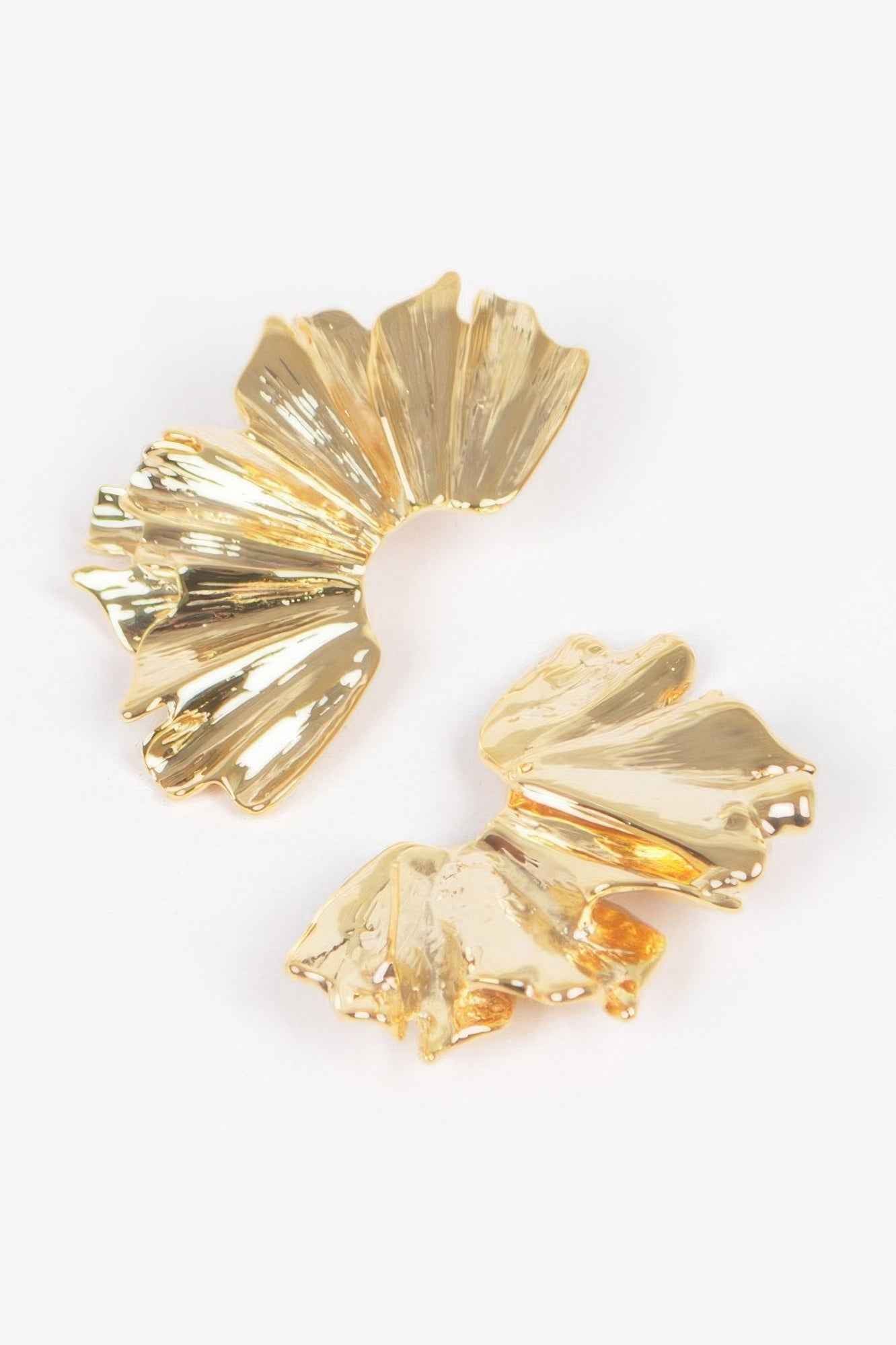 Metal Gold Plated Earring