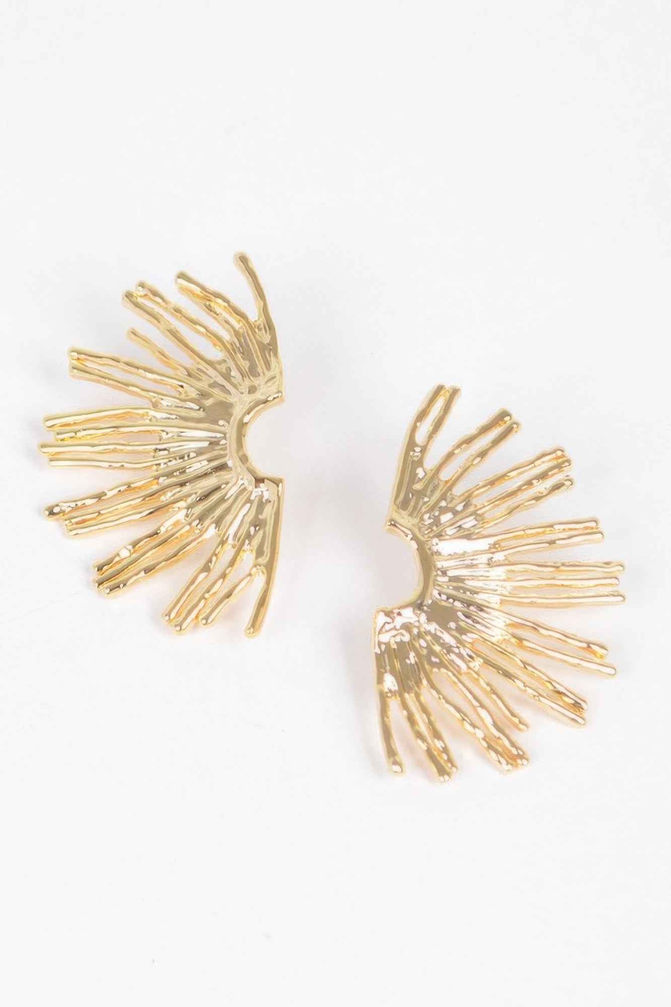Metal Gold Plated Earring