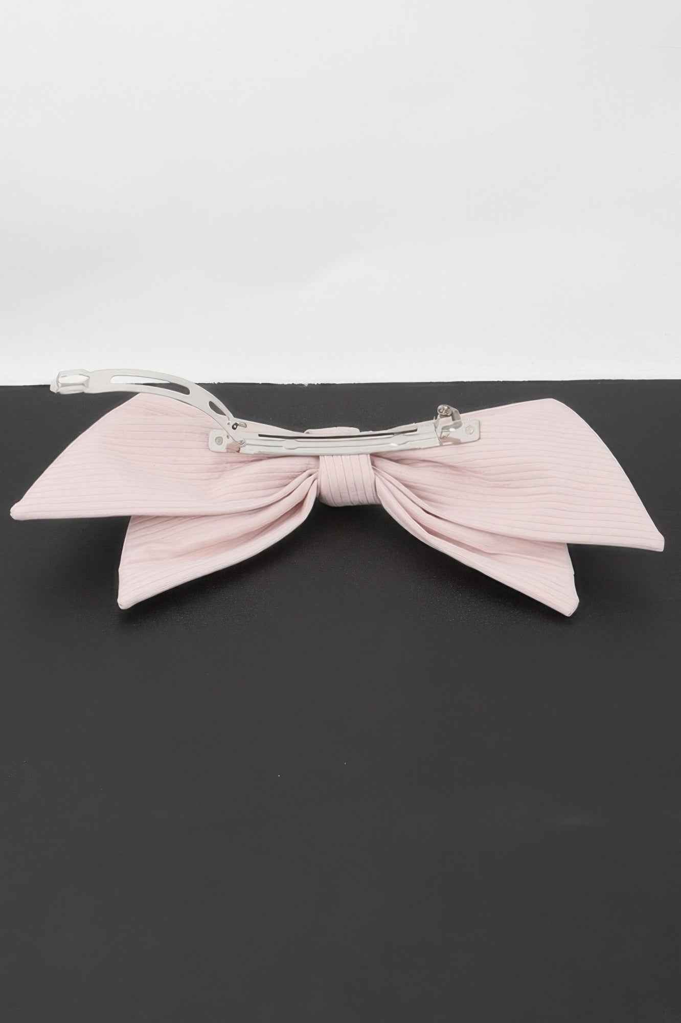 Lined Ribbon Hair Clip