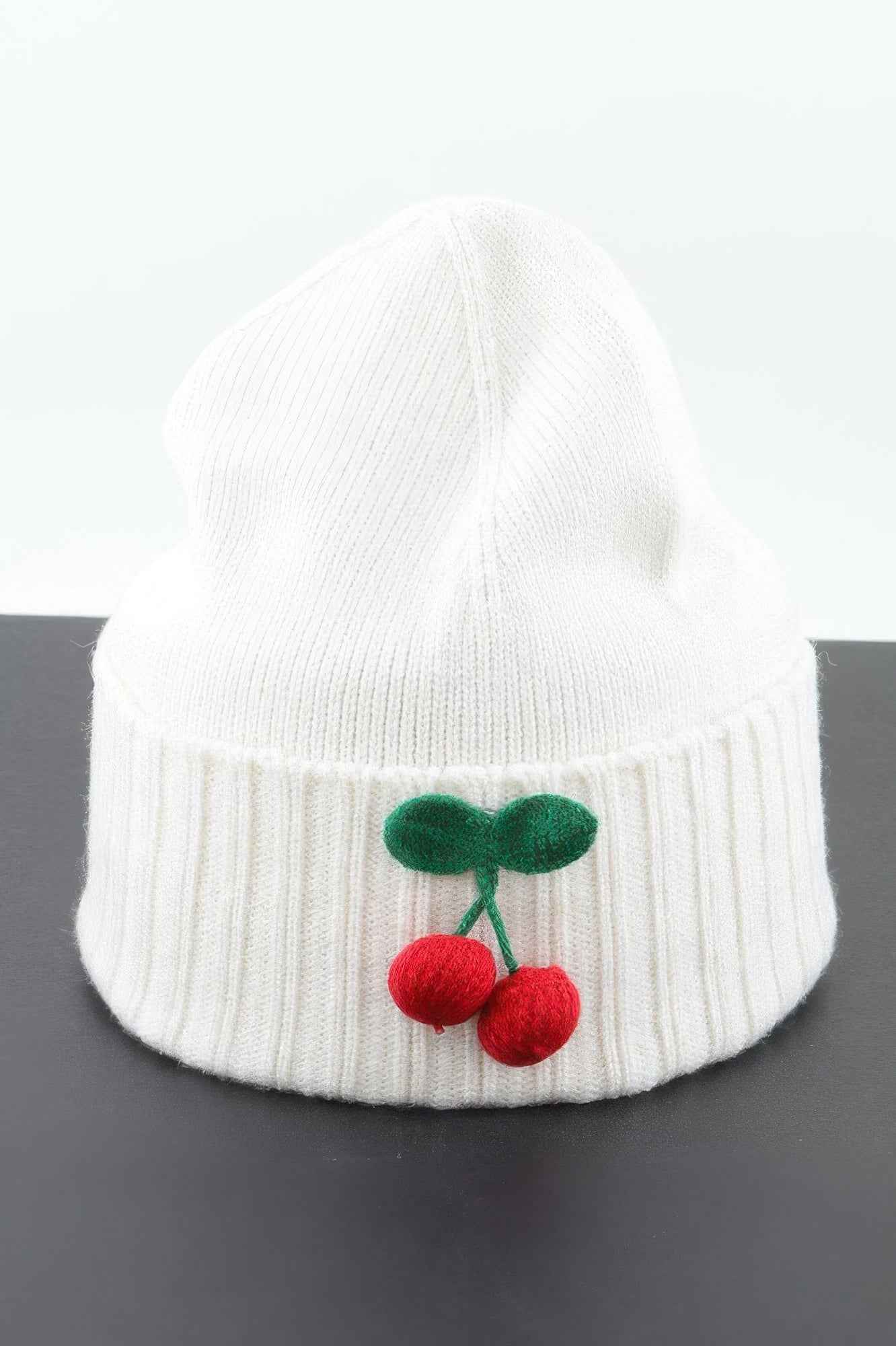 Cute Cherry Beanie & Gloves Set