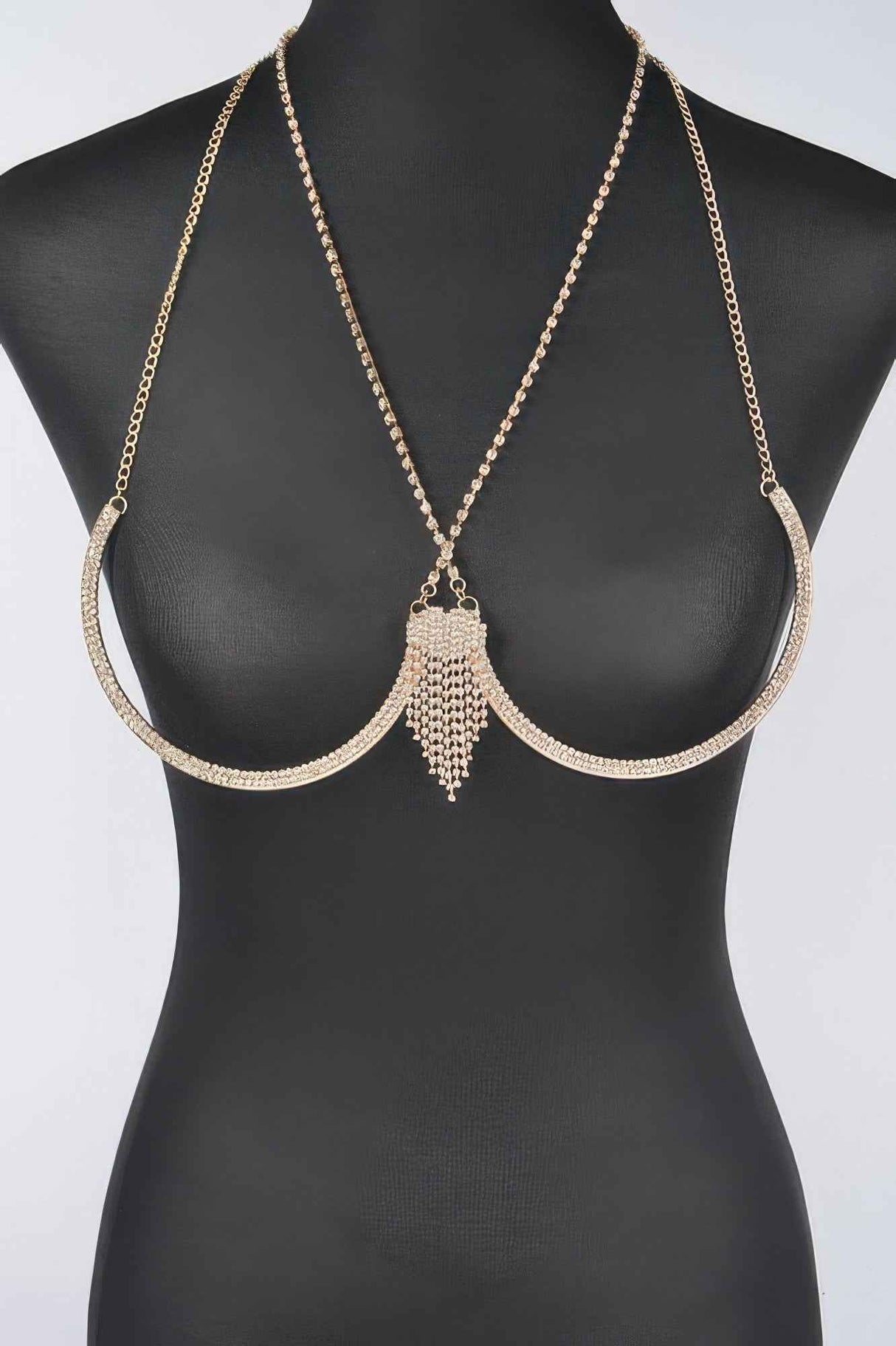 Rhinestone Bra Chain