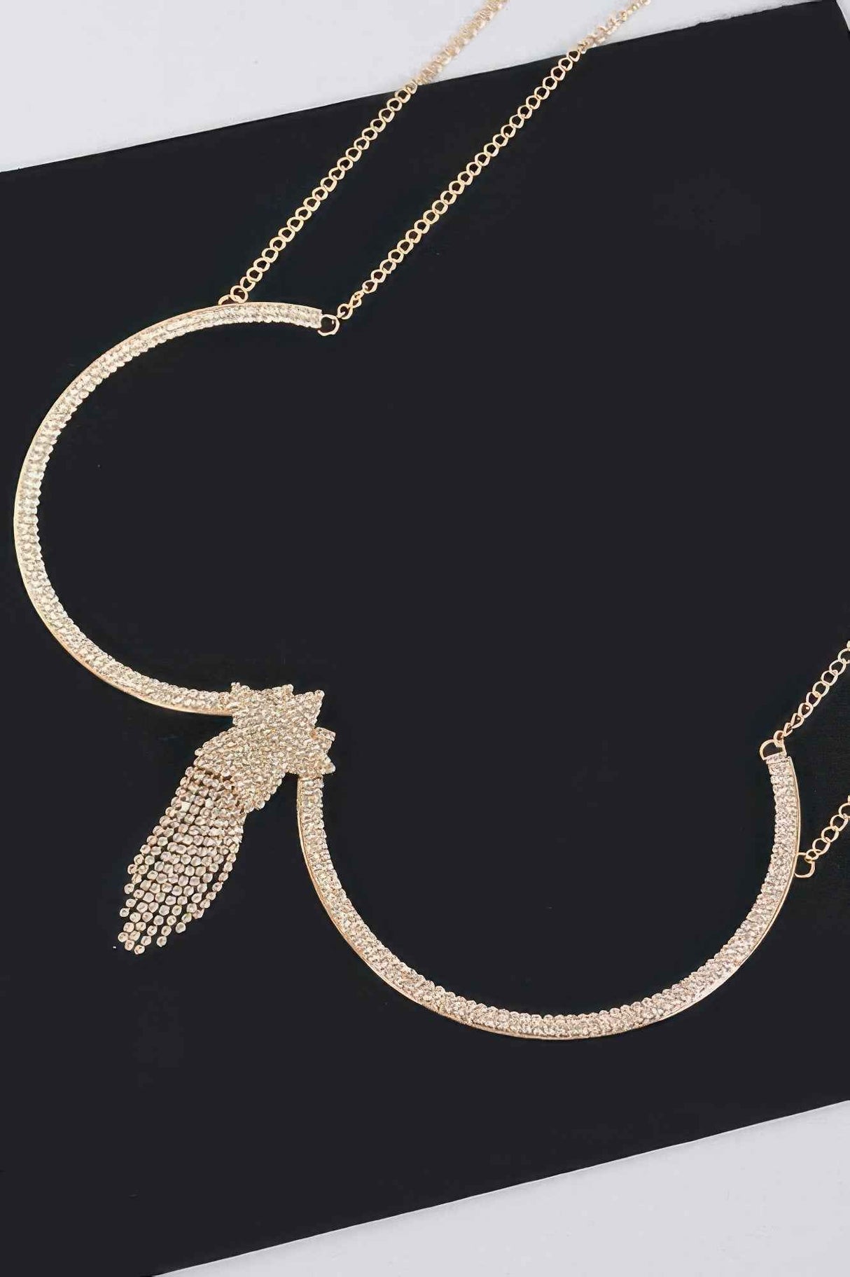 Rhinestone Bra Chain