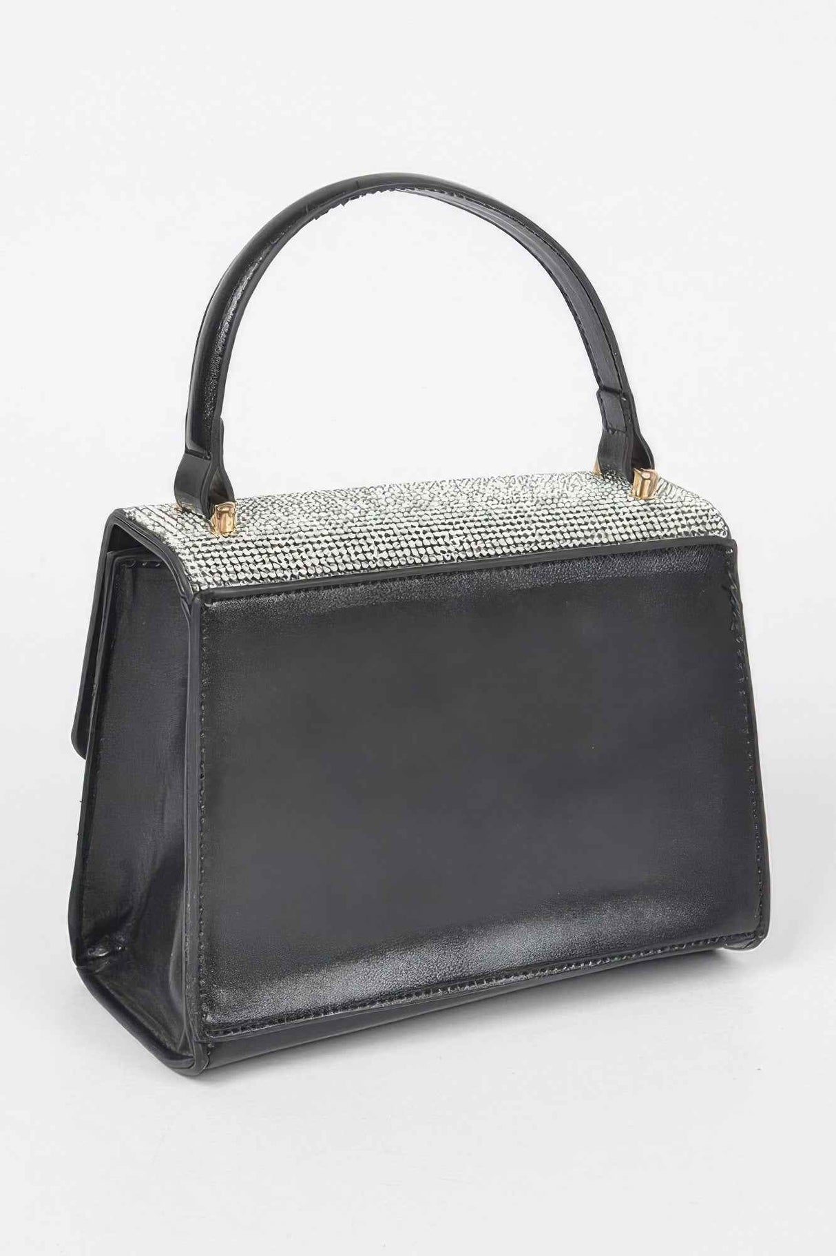 Rhinestone Top Handle Bag