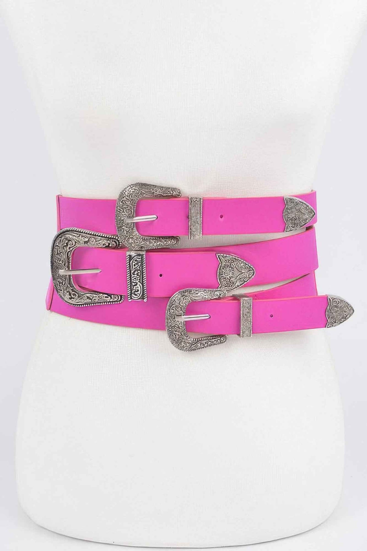 Multi Buckles Elastic Belt