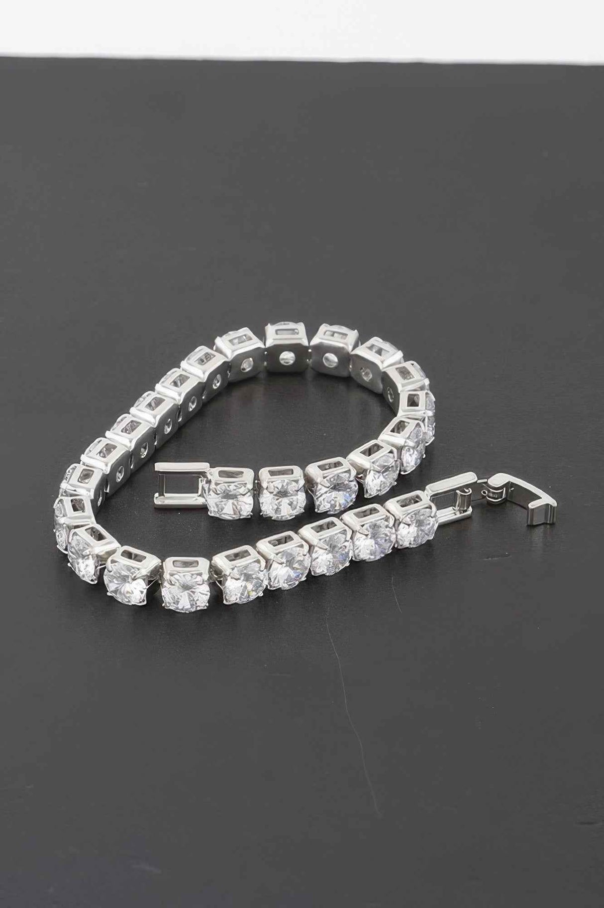 Jeweled Rhinestone Clasp Bracelet