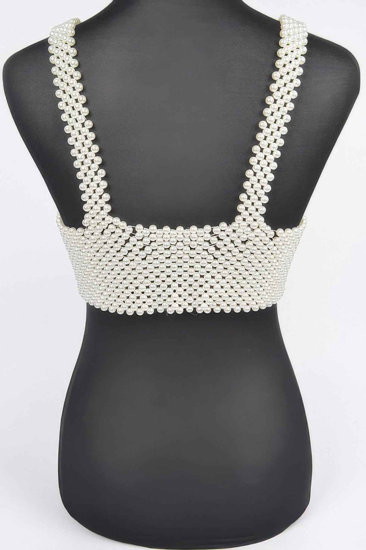 Faux Pearl Bralette