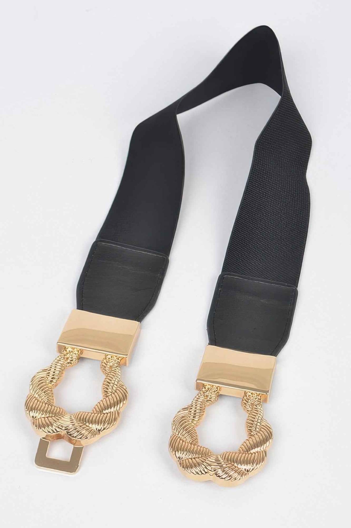 Twist Link Cuff Elastic Belt