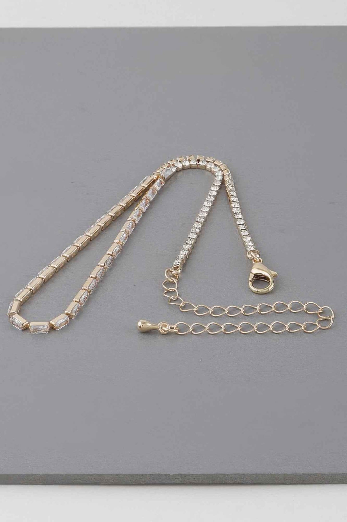 Cubic Crystal Jewel Necklace
