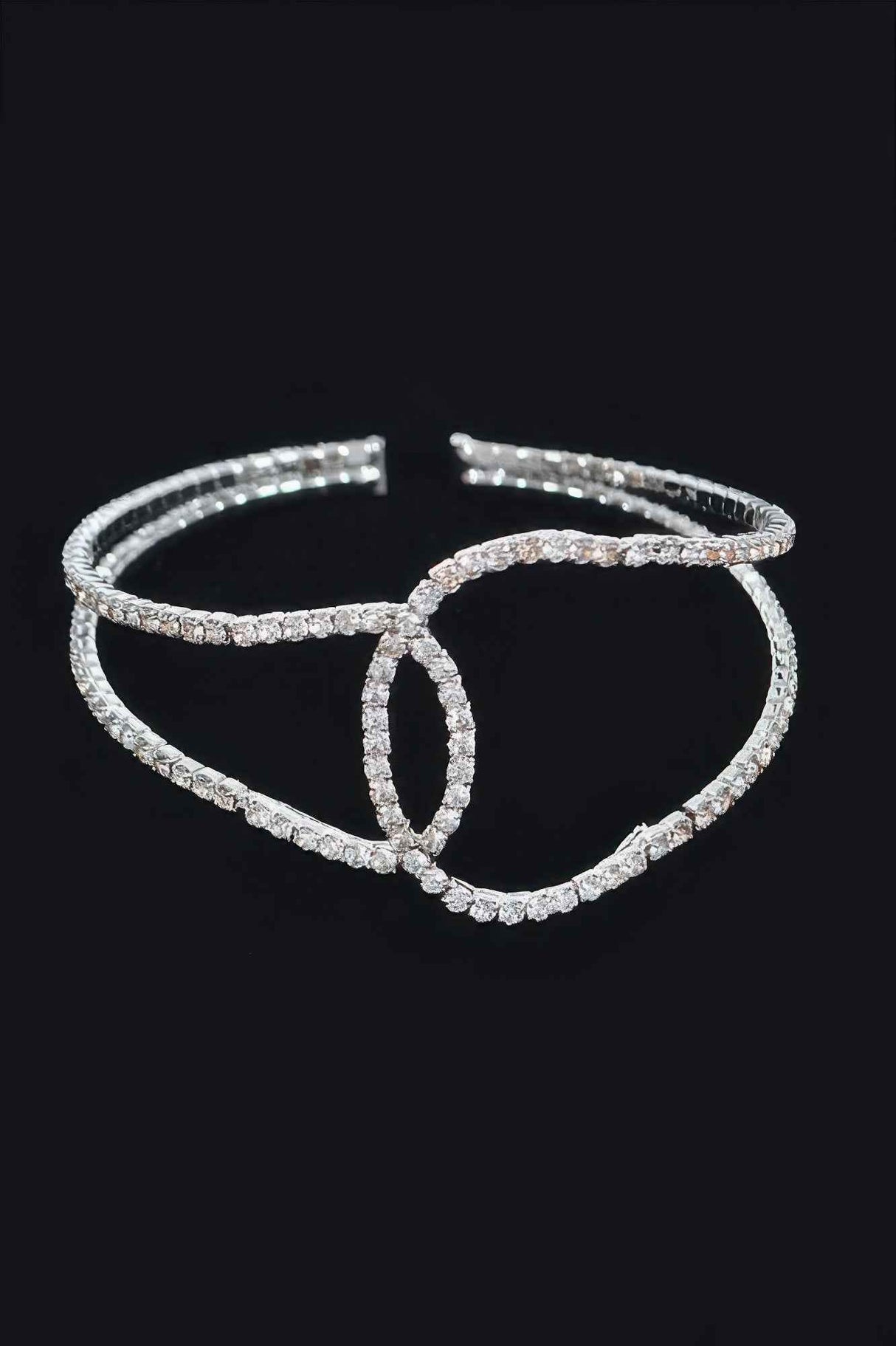 Rhinestone Cuff Bracelet