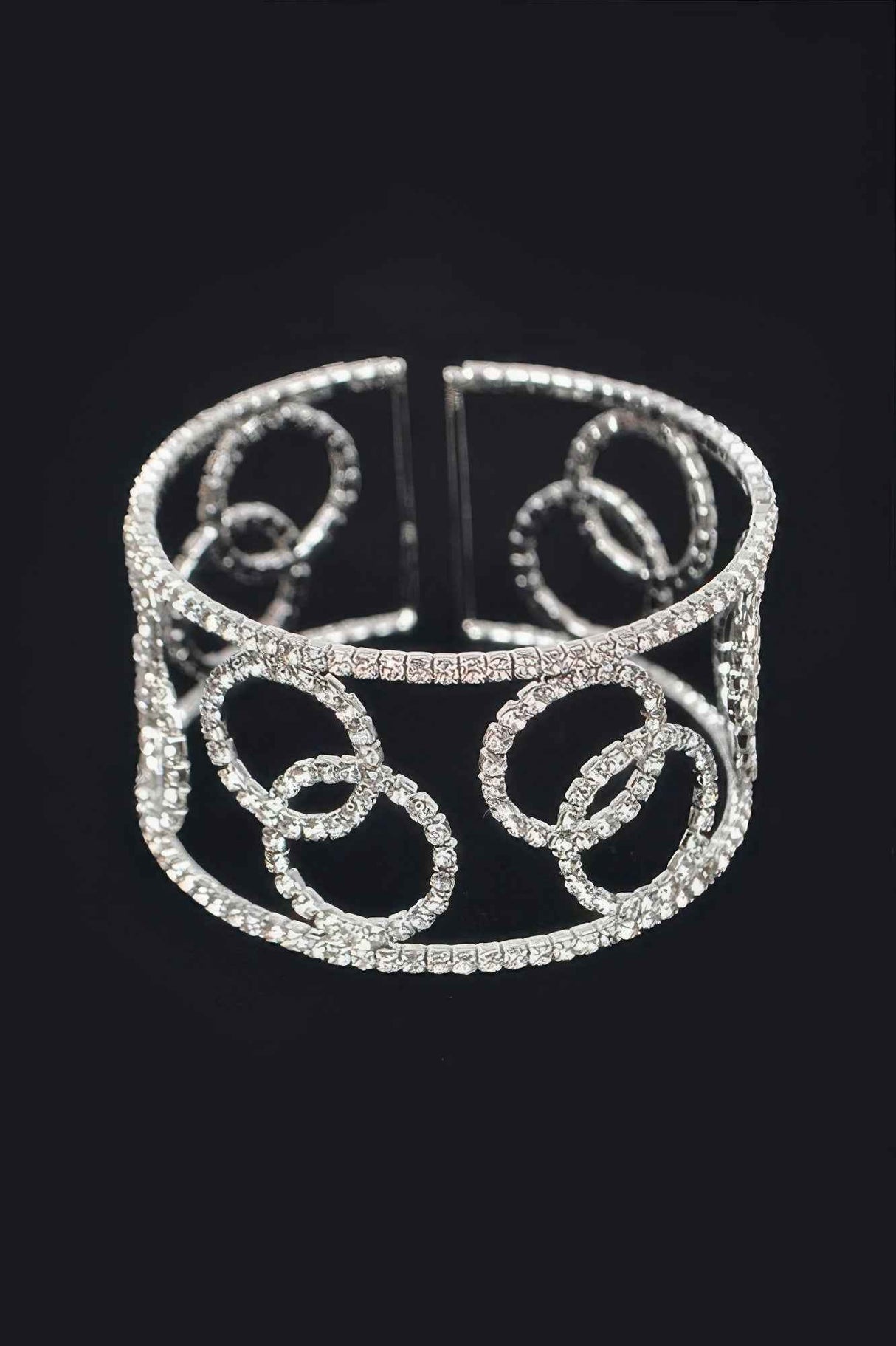 Wrap Rhinestone Bangle