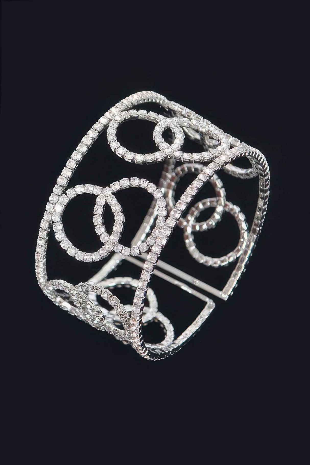 Wrap Rhinestone Bangle