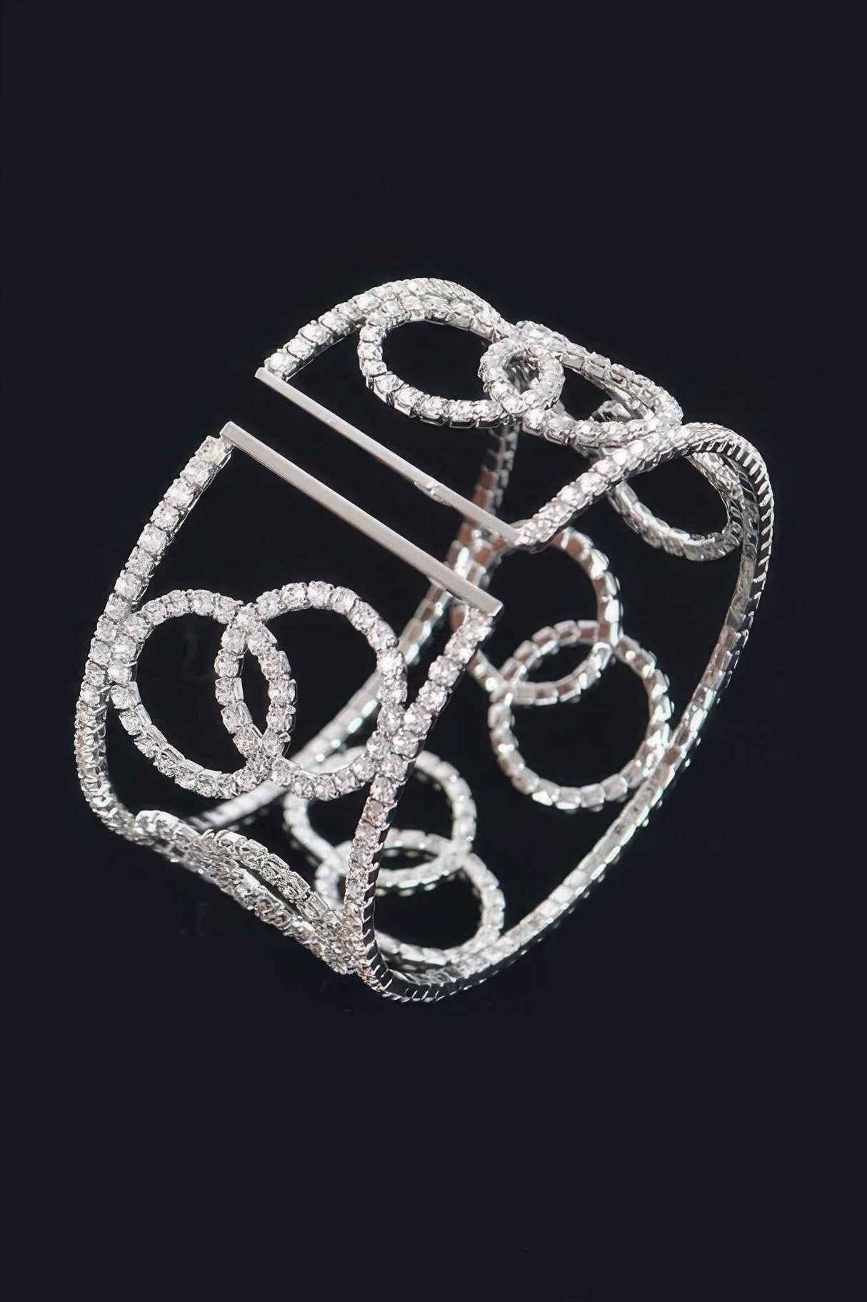 Wrap Rhinestone Bangle