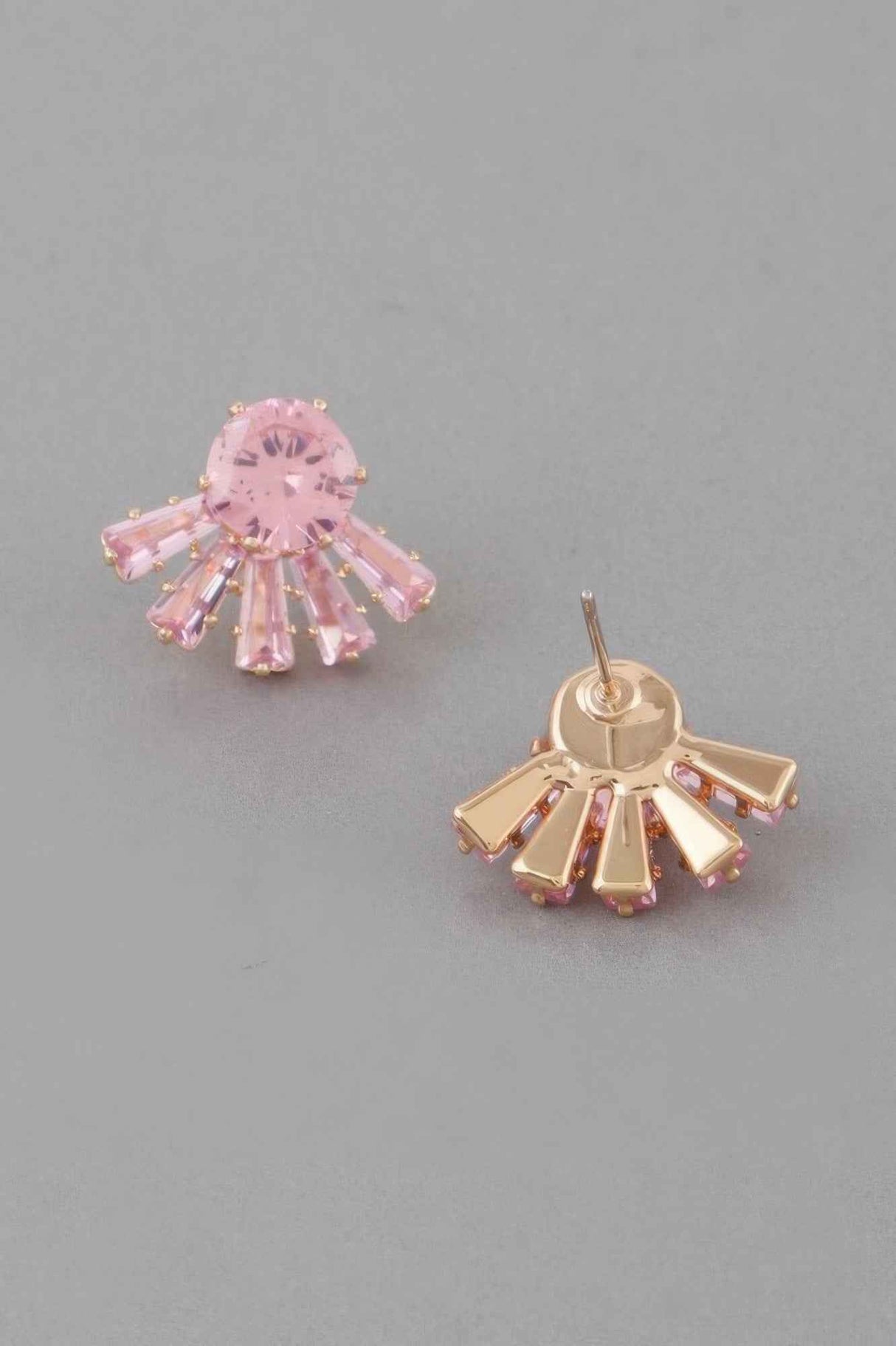 Crystal Flare Stud Earrings