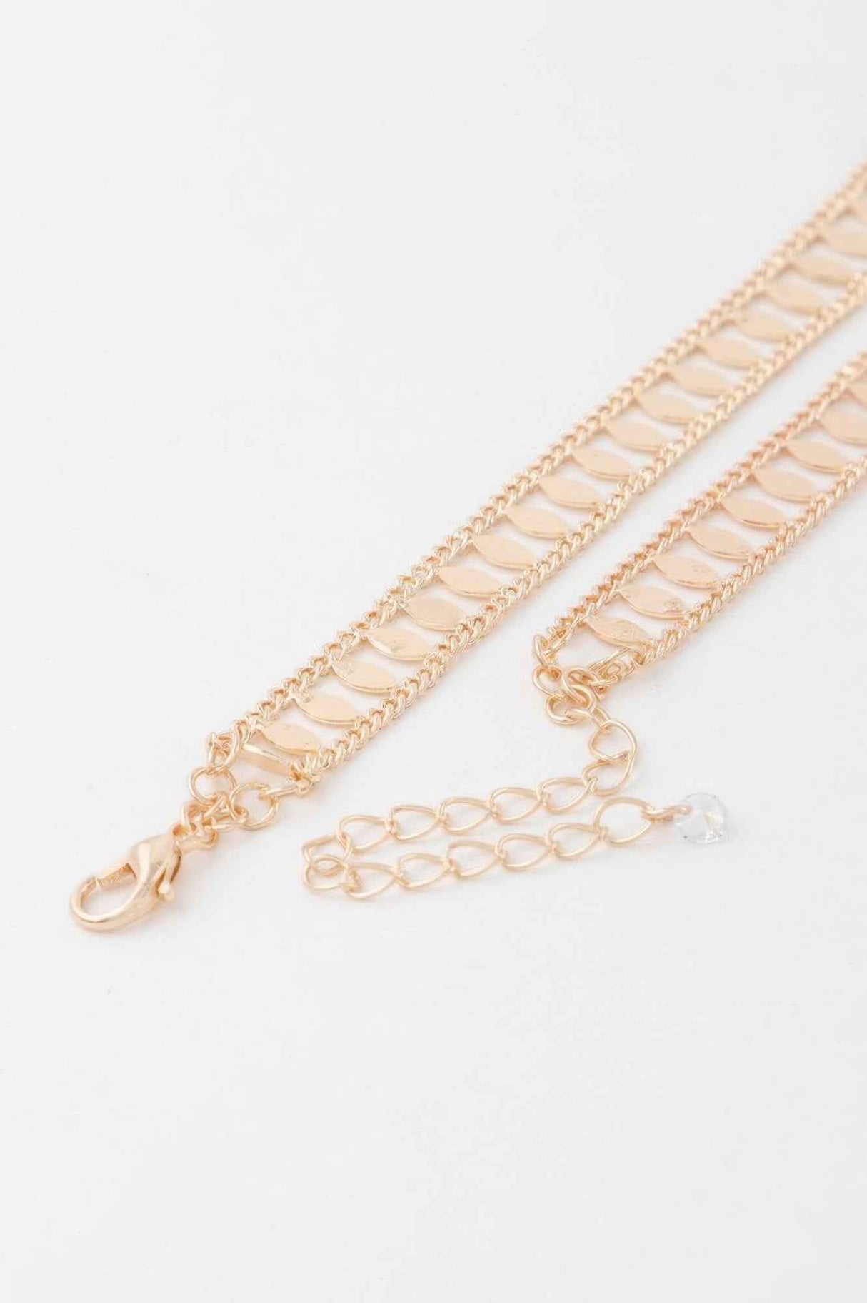 Leaf Chain Choker Necklace