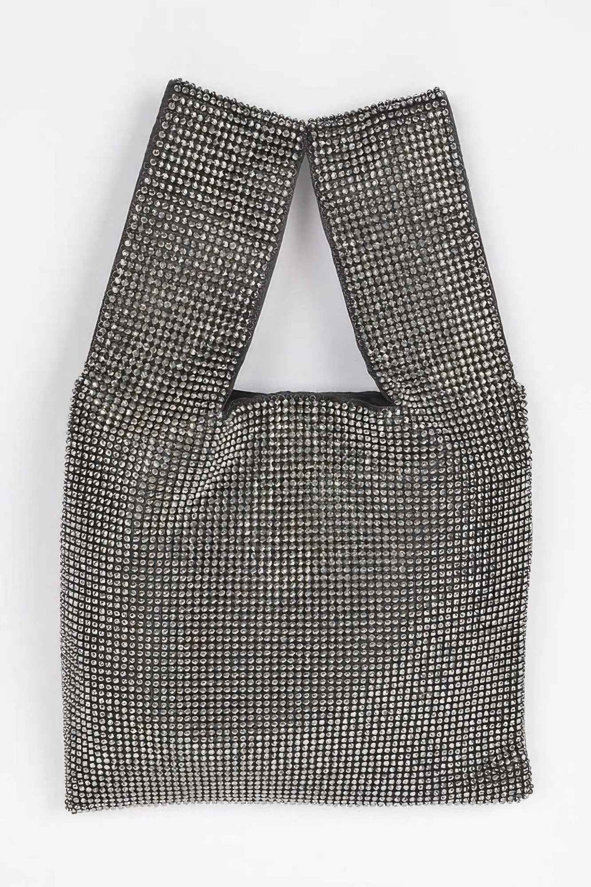 Rhinestone Studded Tote Bag