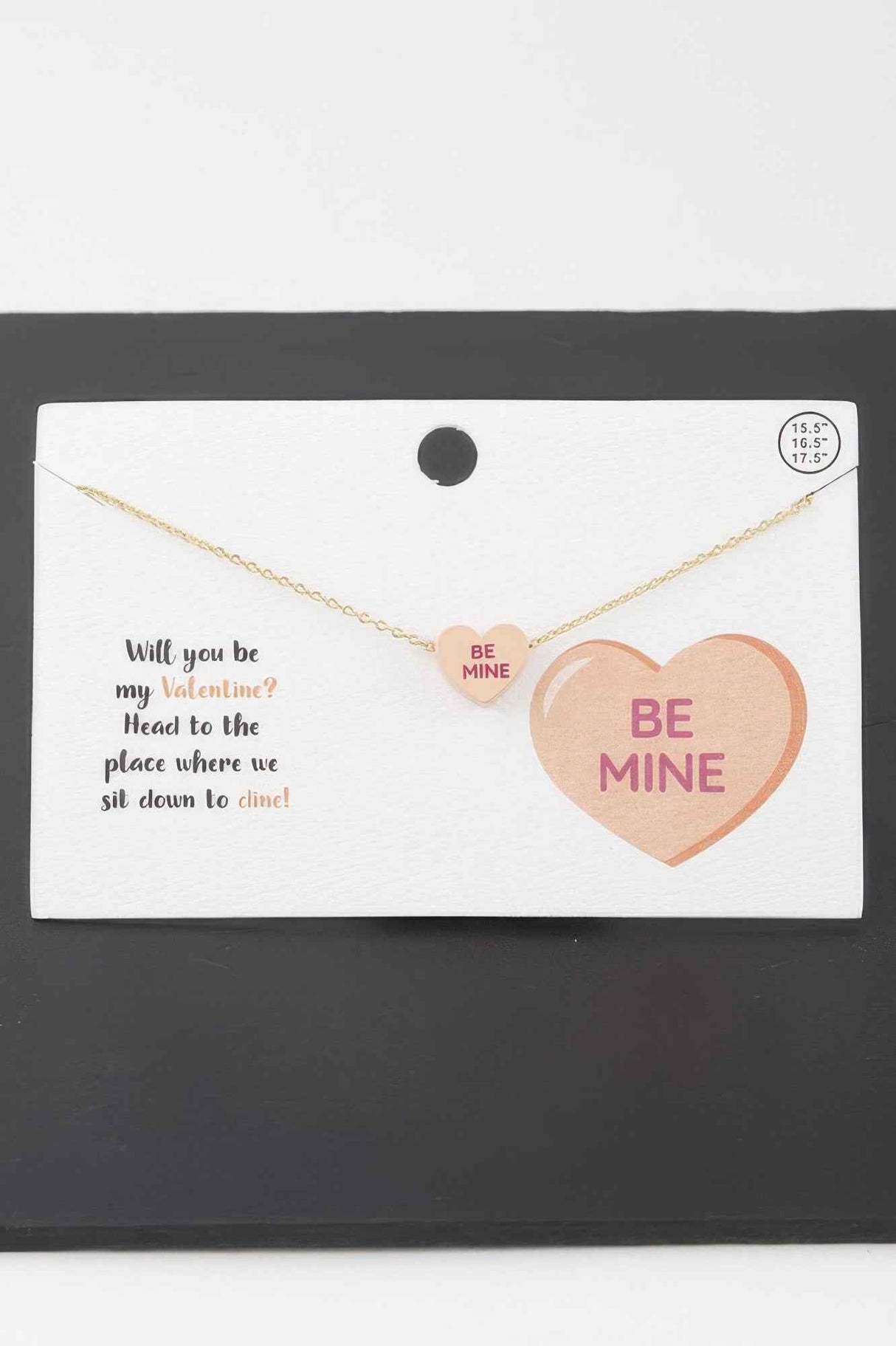 Be Mine Heart Pendant Necklace