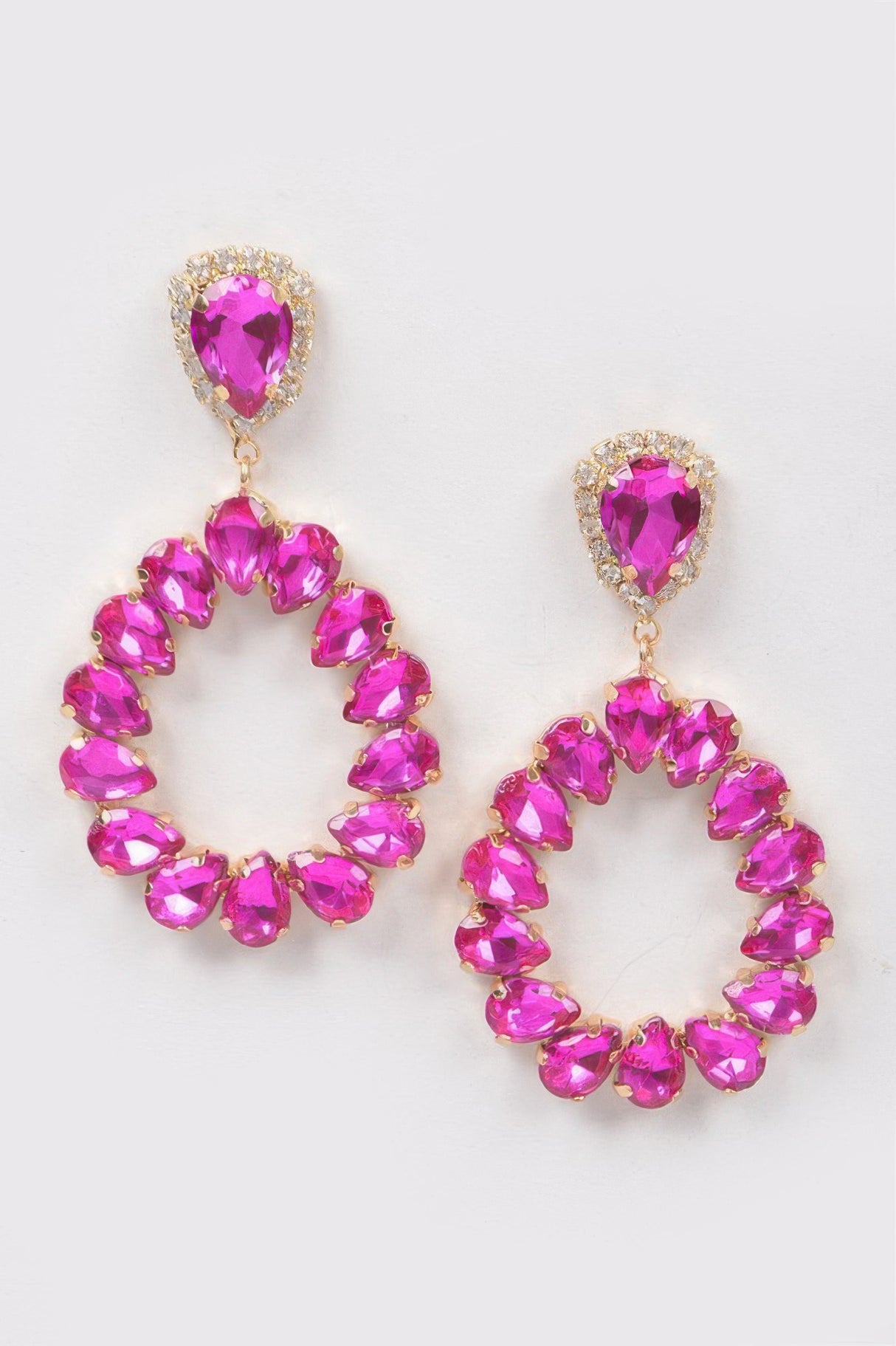 Tear Drop Stone Earring