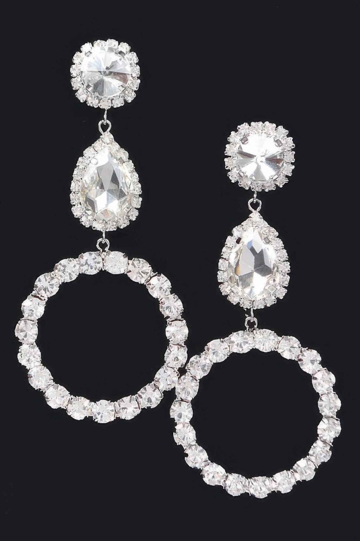Rhinestone Dangle Earring