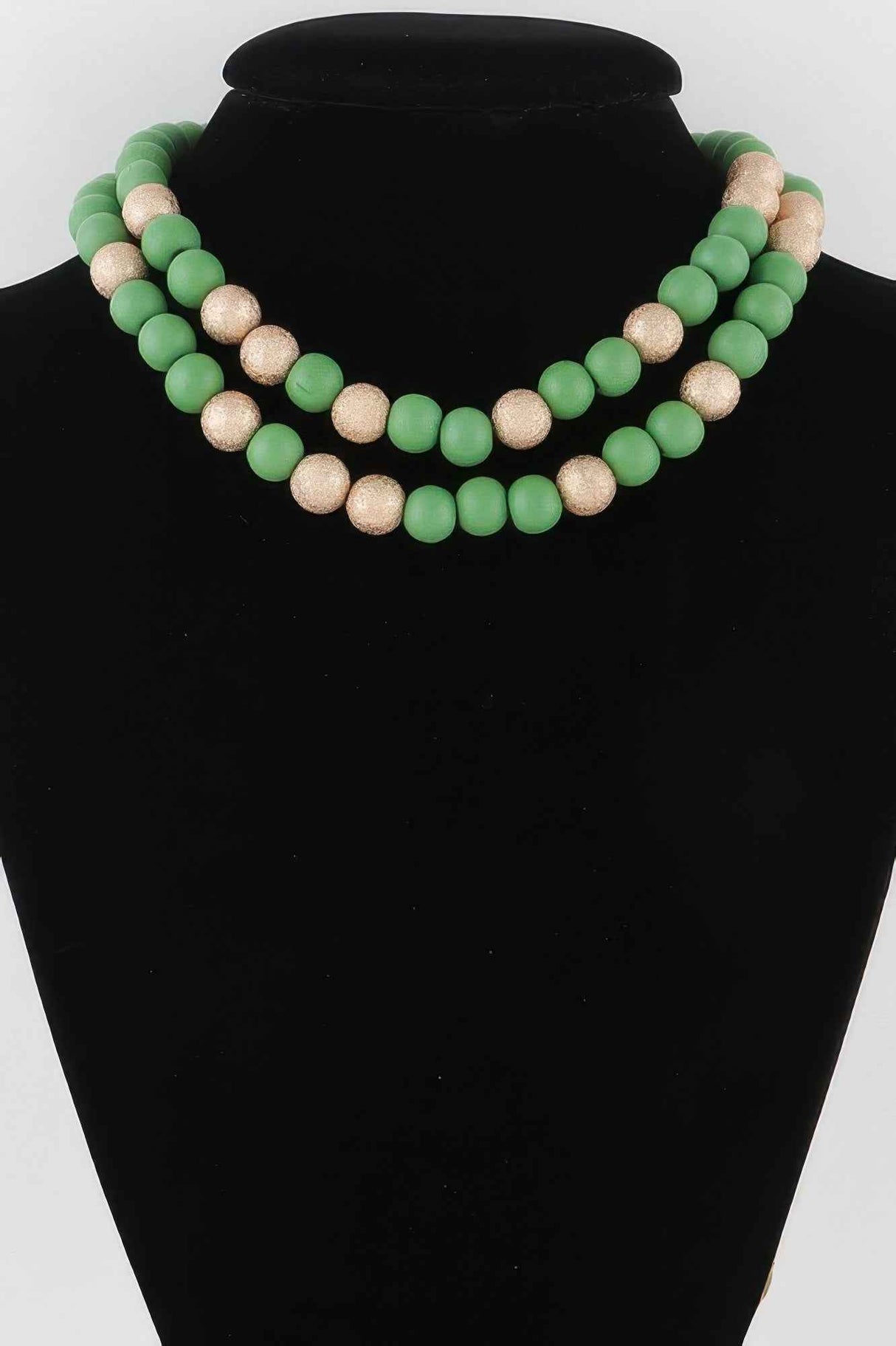 Two Toned Bead Necklace
