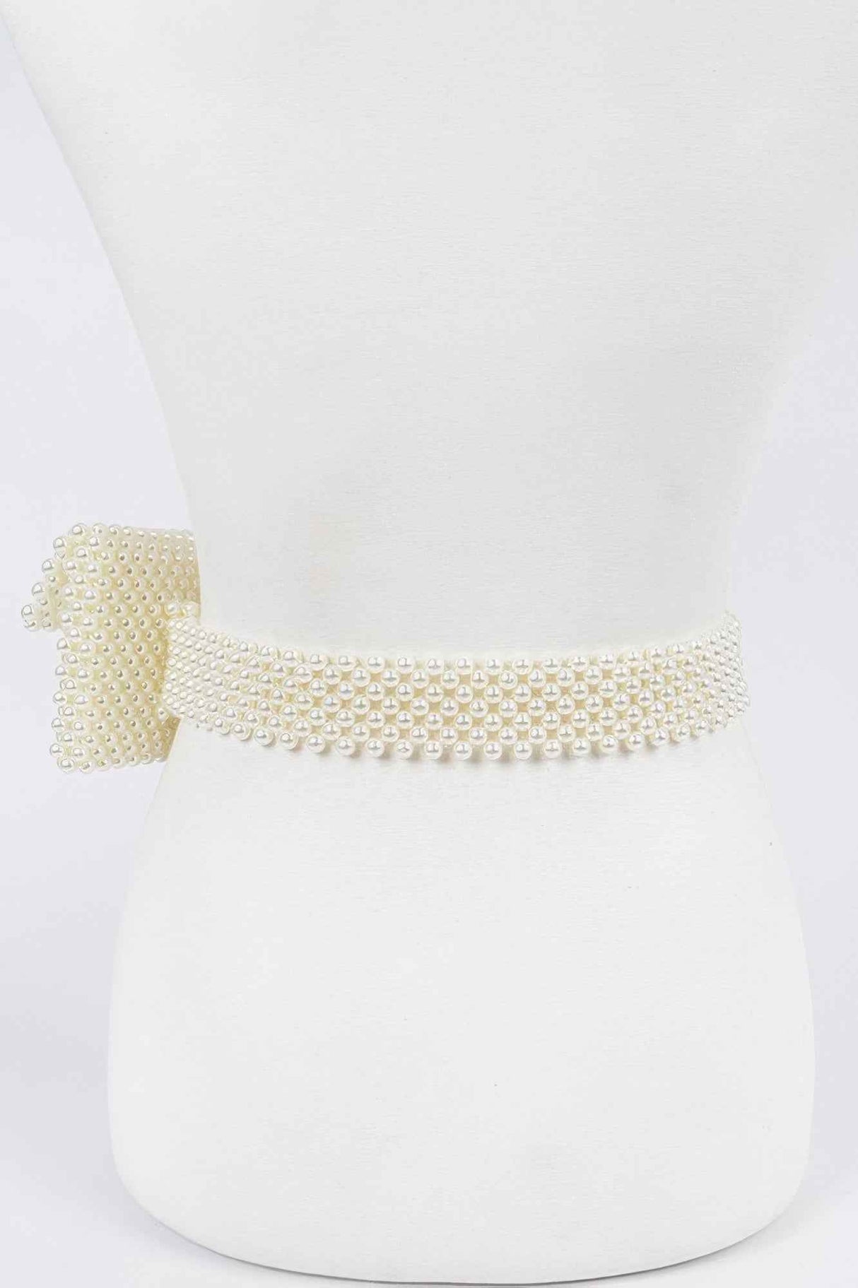 Handmade Faux Pearl Belt Bag