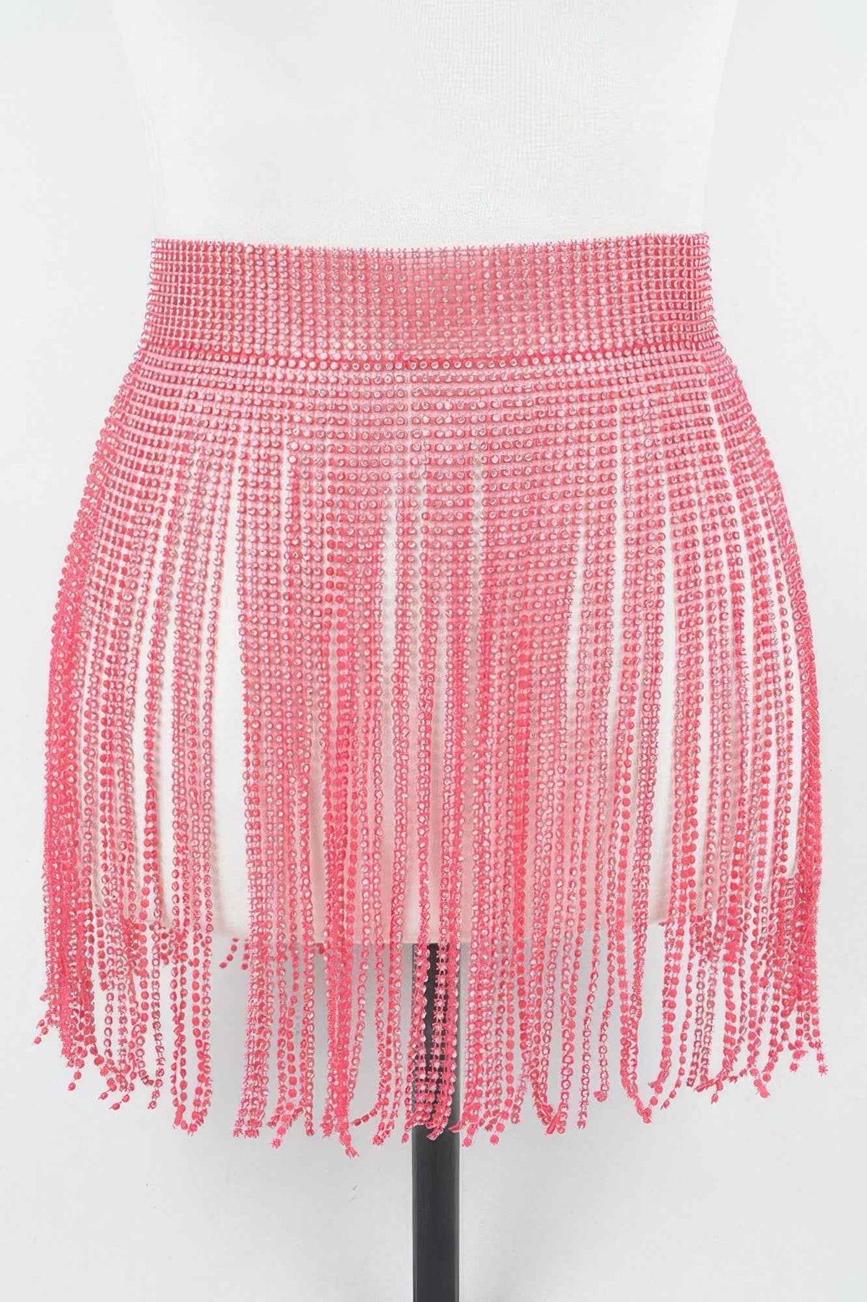 Rhinestone Fringe Belt