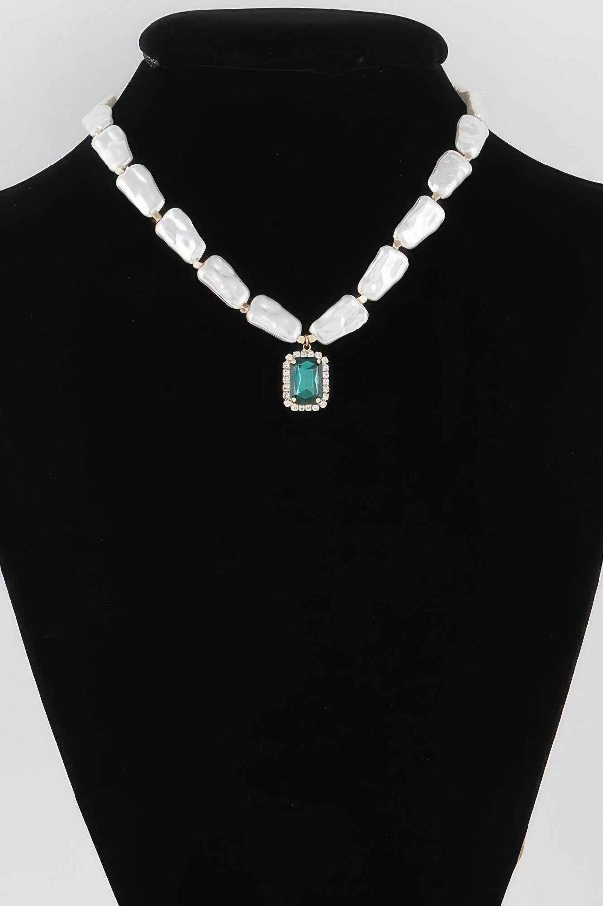 Multi Stone Pendant Necklace