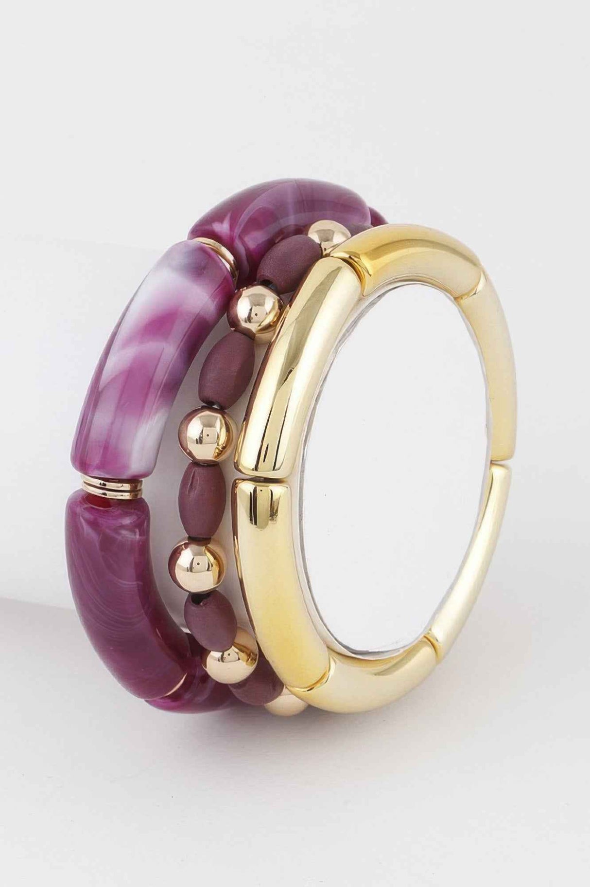 Multi Marble Tube Bracelet