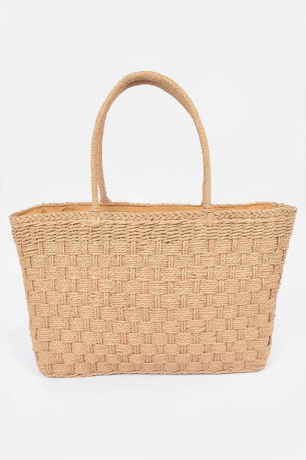 Straw Medium Tote Bag