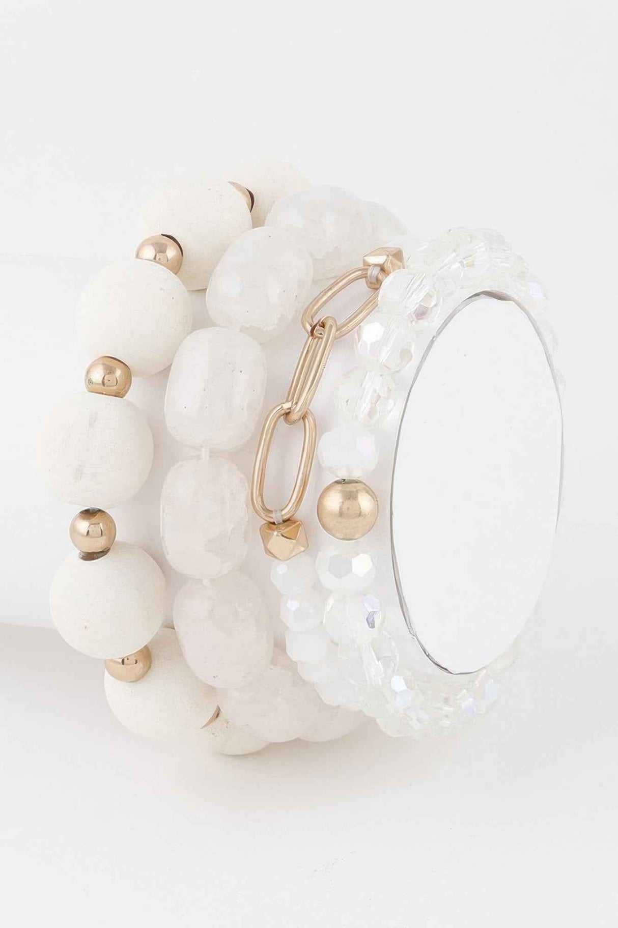 Multi Crystal Beaded Bracelet