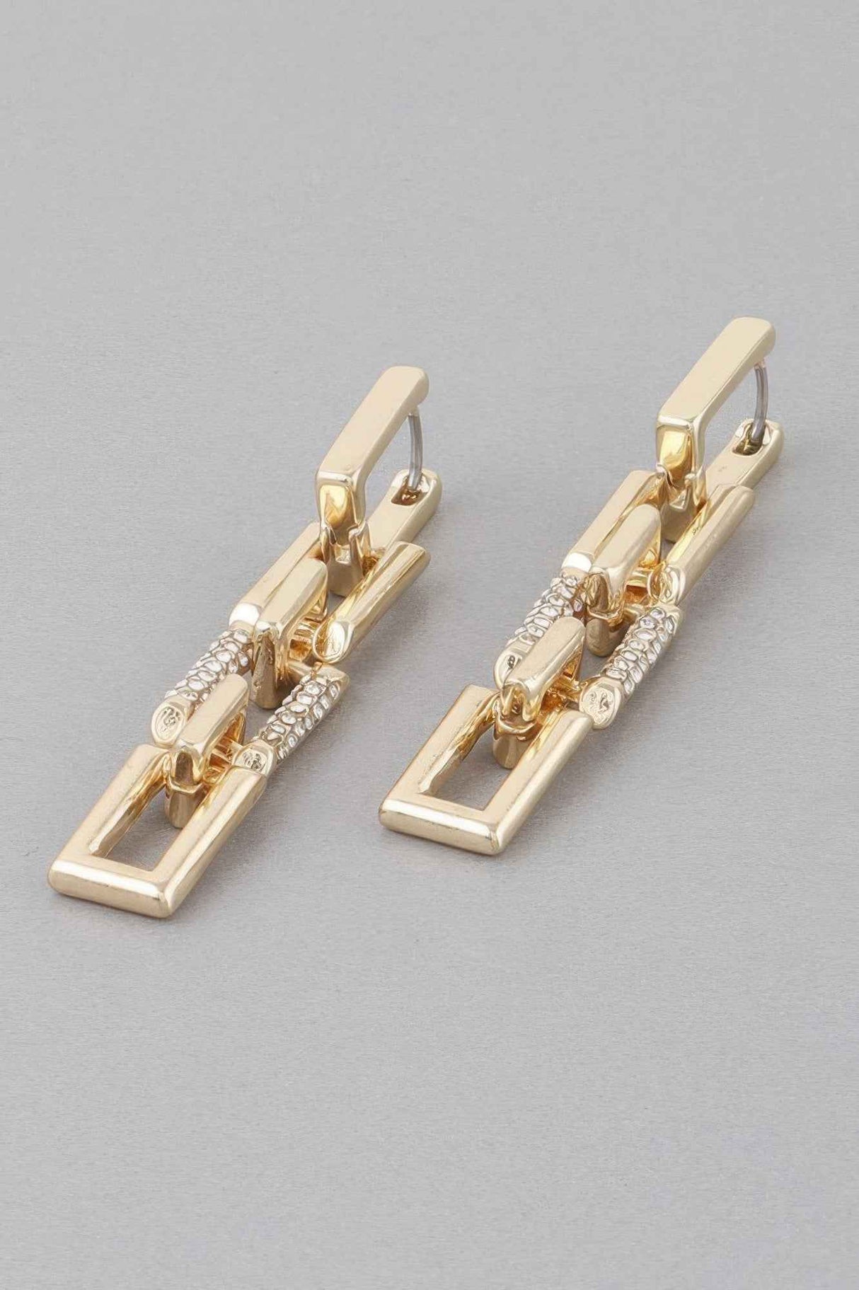 Link Chain Drop Earrings