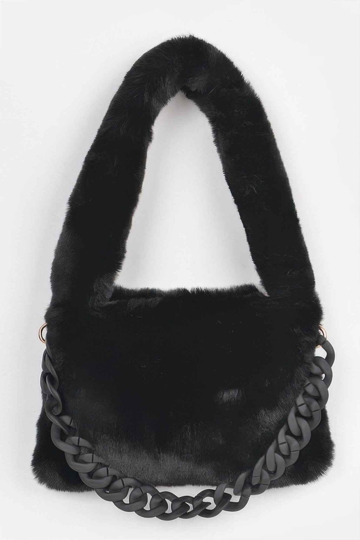 Faux Fur Shoulder Bag