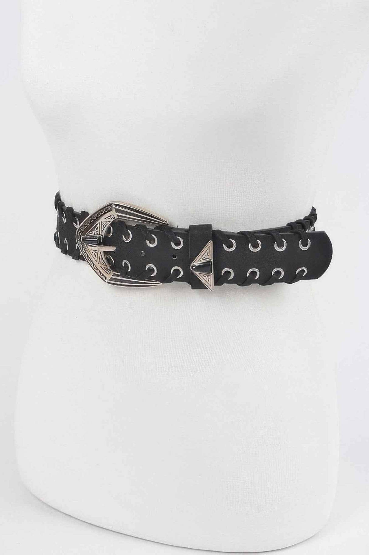 Multi Metal Eyelet Belt
