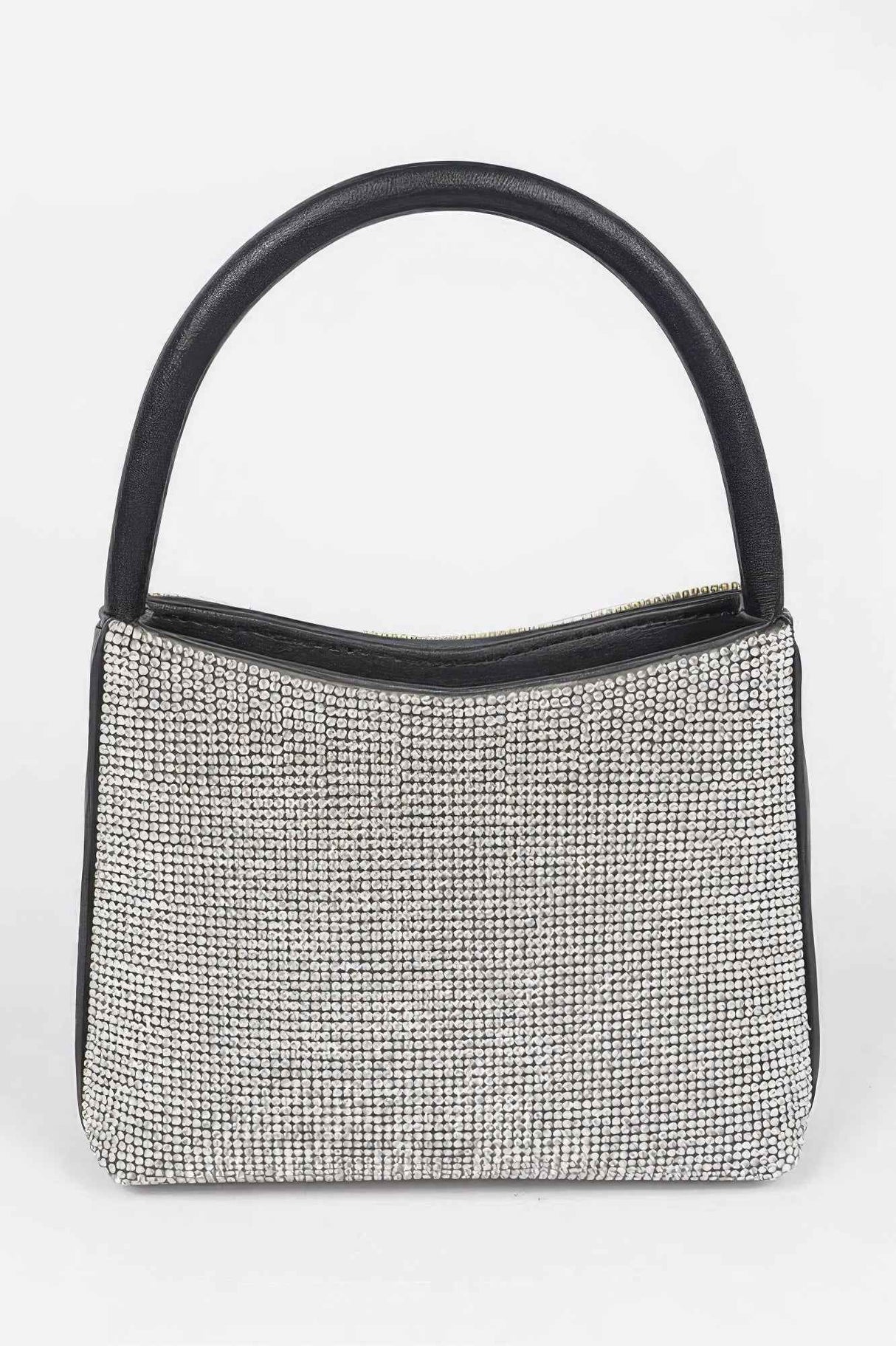 Rhinestone Top Handle Bag