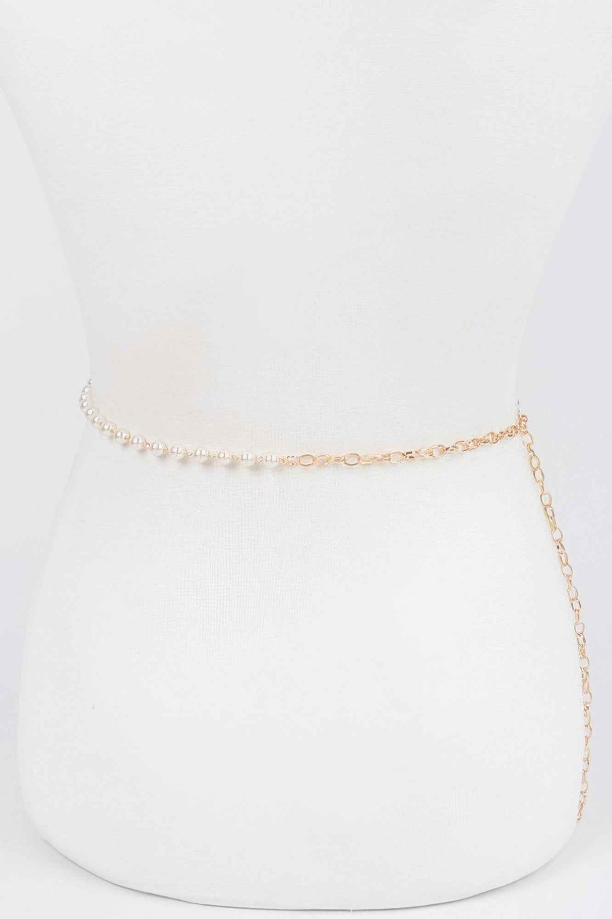 Pearl Layered Chain Belt