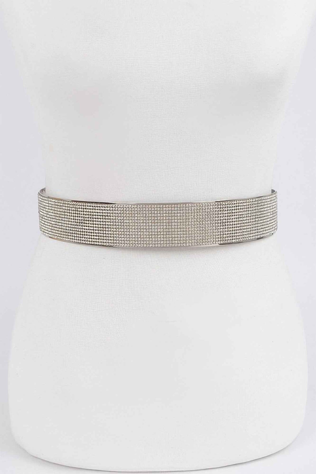 Rhinestone Metal Waist Belt