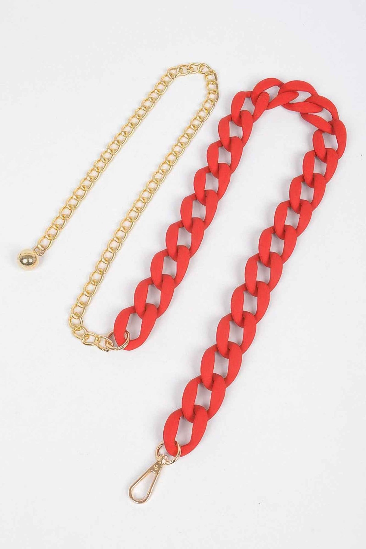 Vivid Color Chain Belt