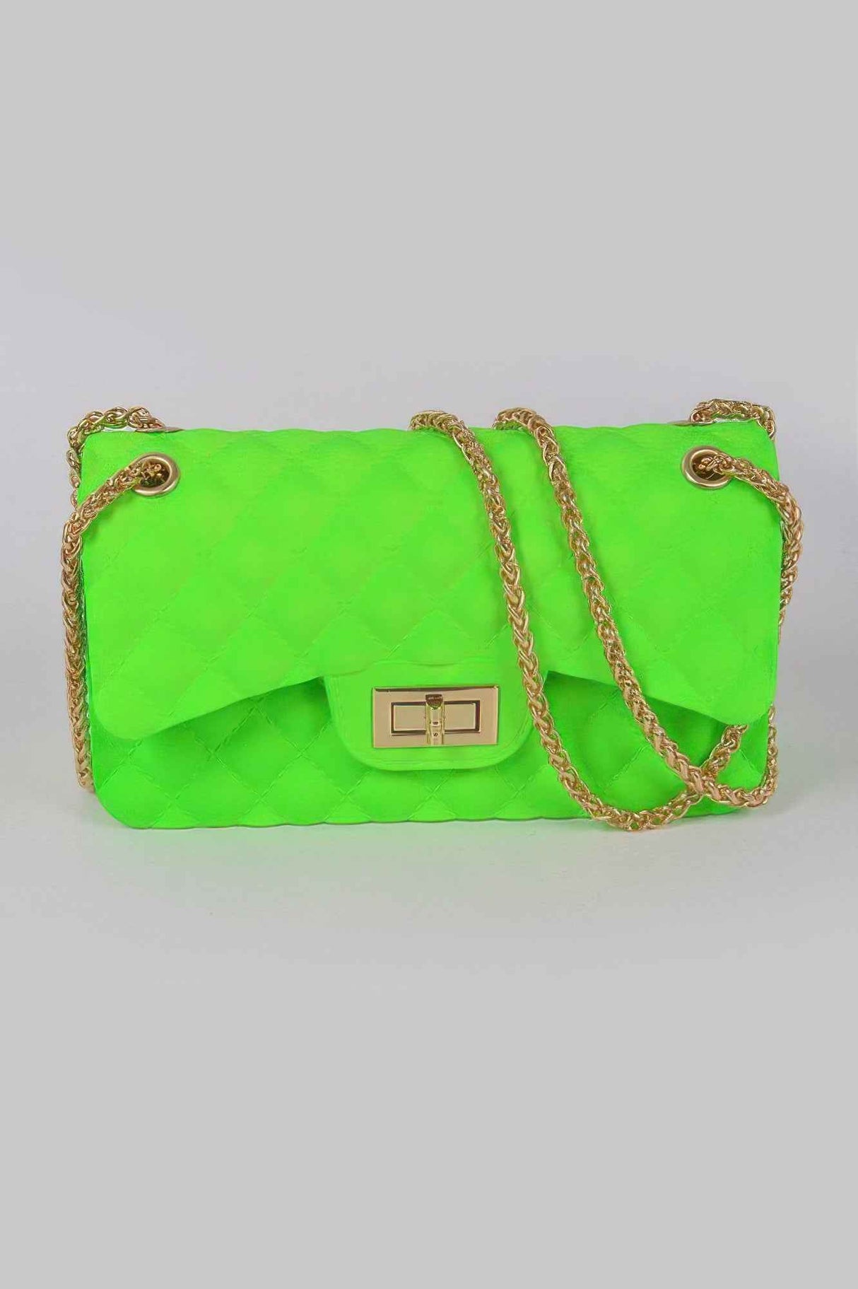 Jelly Classic Quilted Shape Clutch