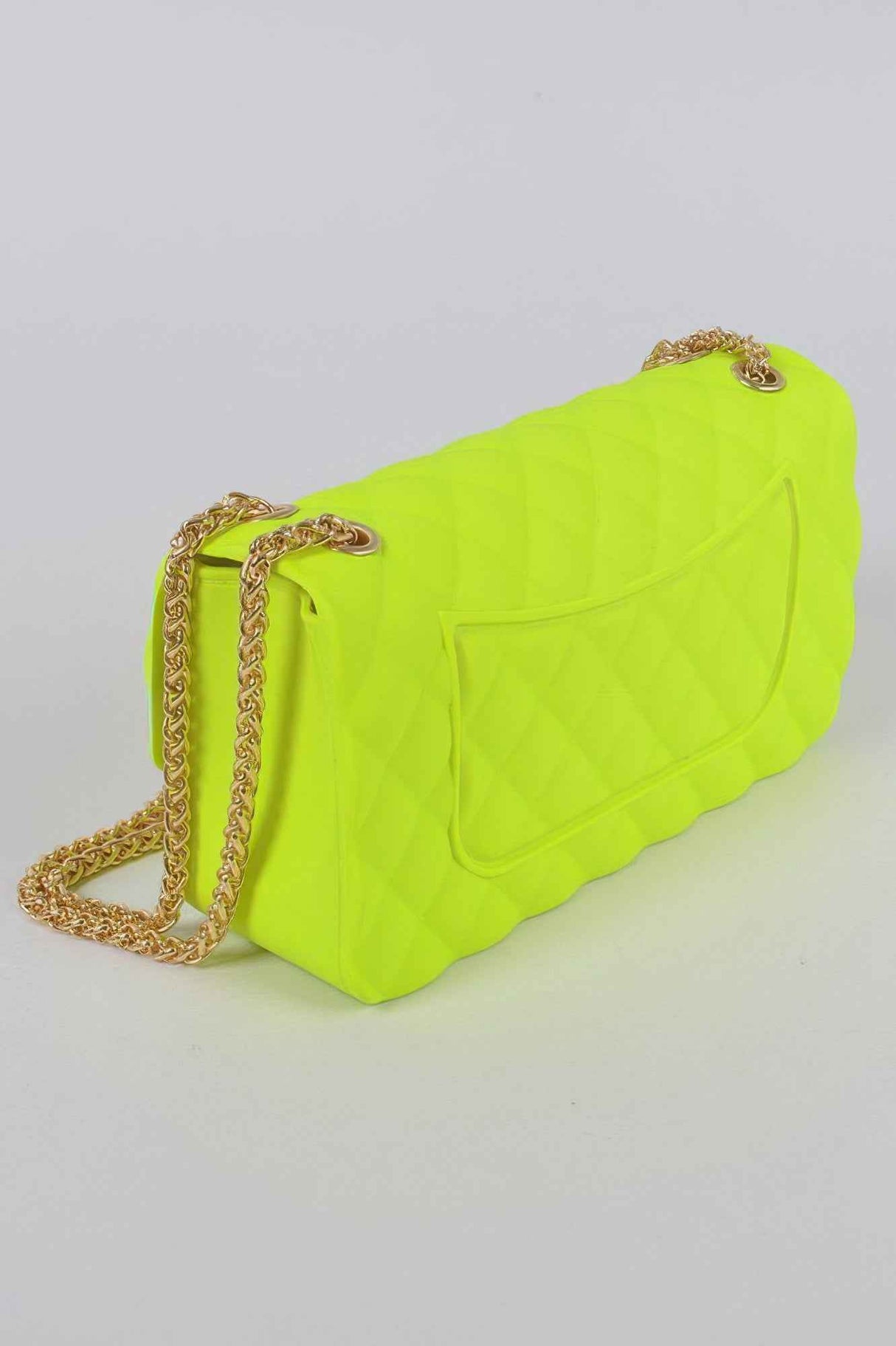 Jelly Classic Quilted Shape Clutch