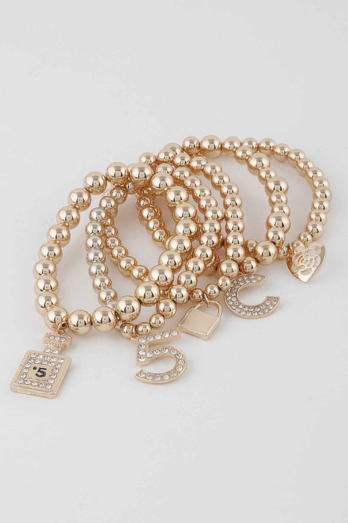 Beaded Luxury Charms Bracelet