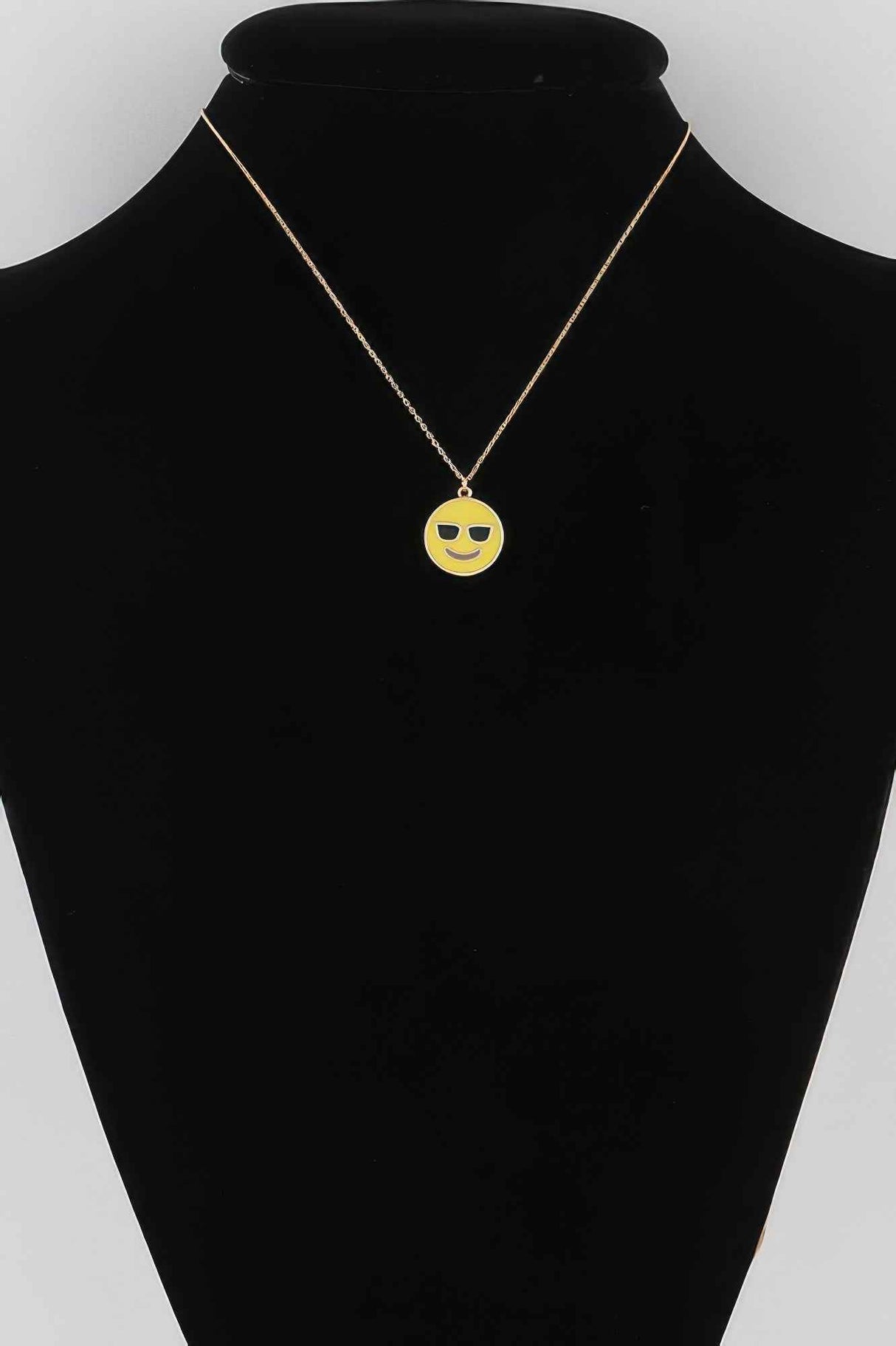 Sunglasses Face Emoji Necklace