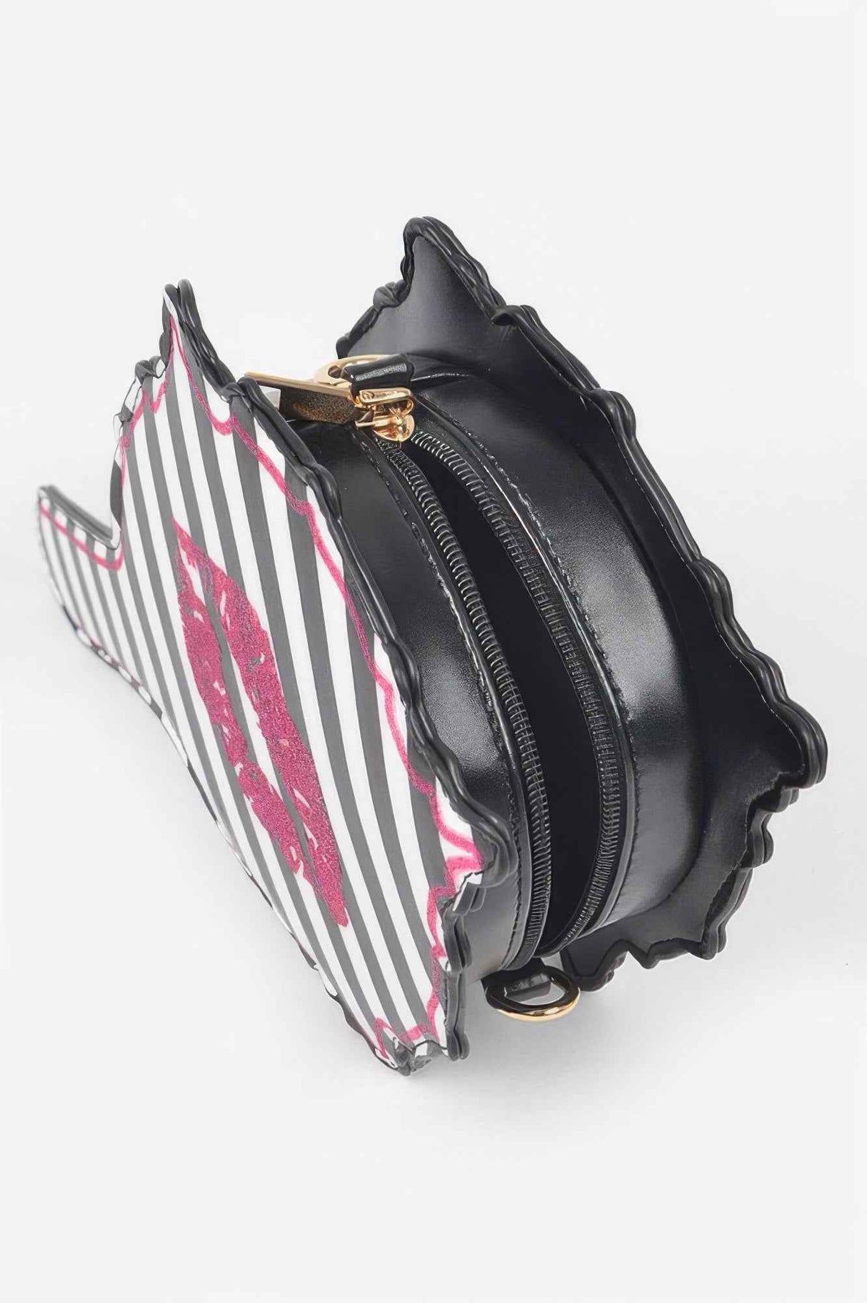 Lips Hair Brush Clutch