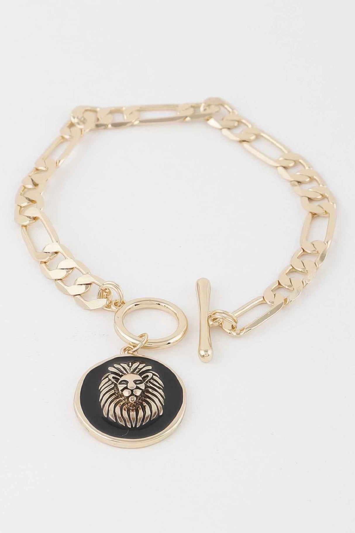 Lion Emblem Toggle Bracelet