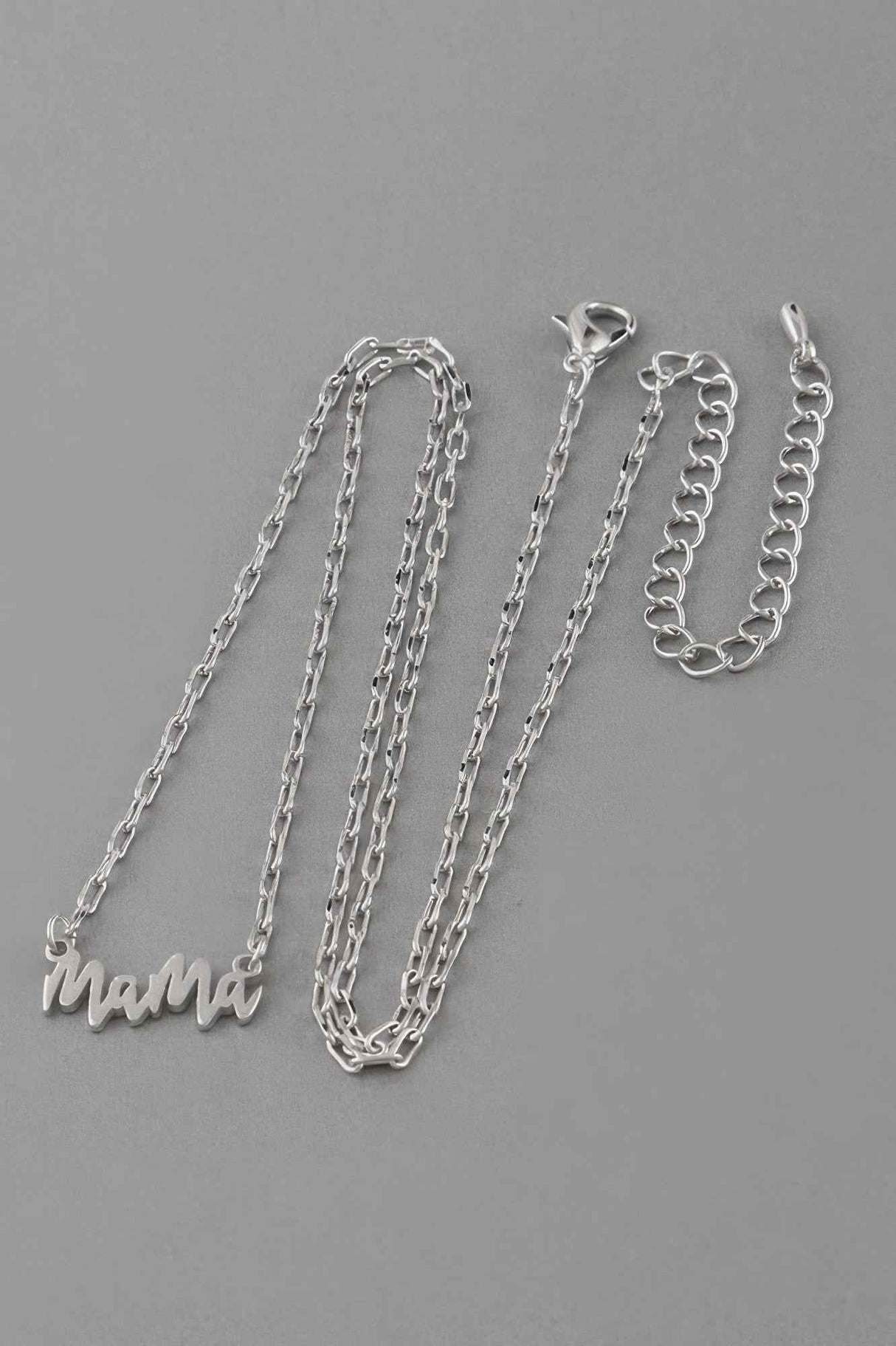 Mama Script Necklace