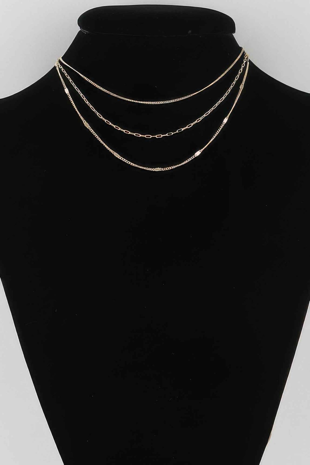 Triple Chain Necklace