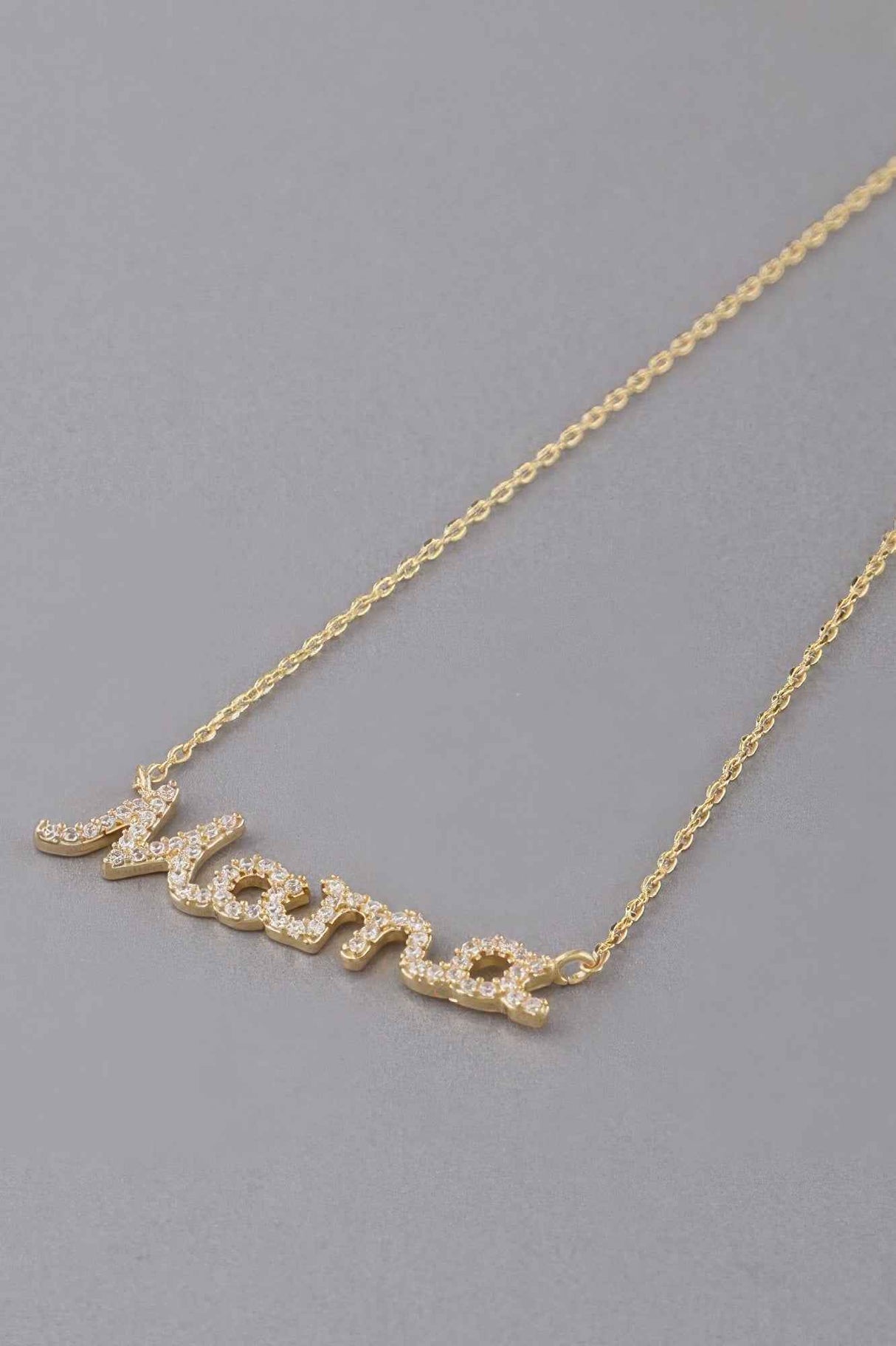 Jeweled Mama Necklace
