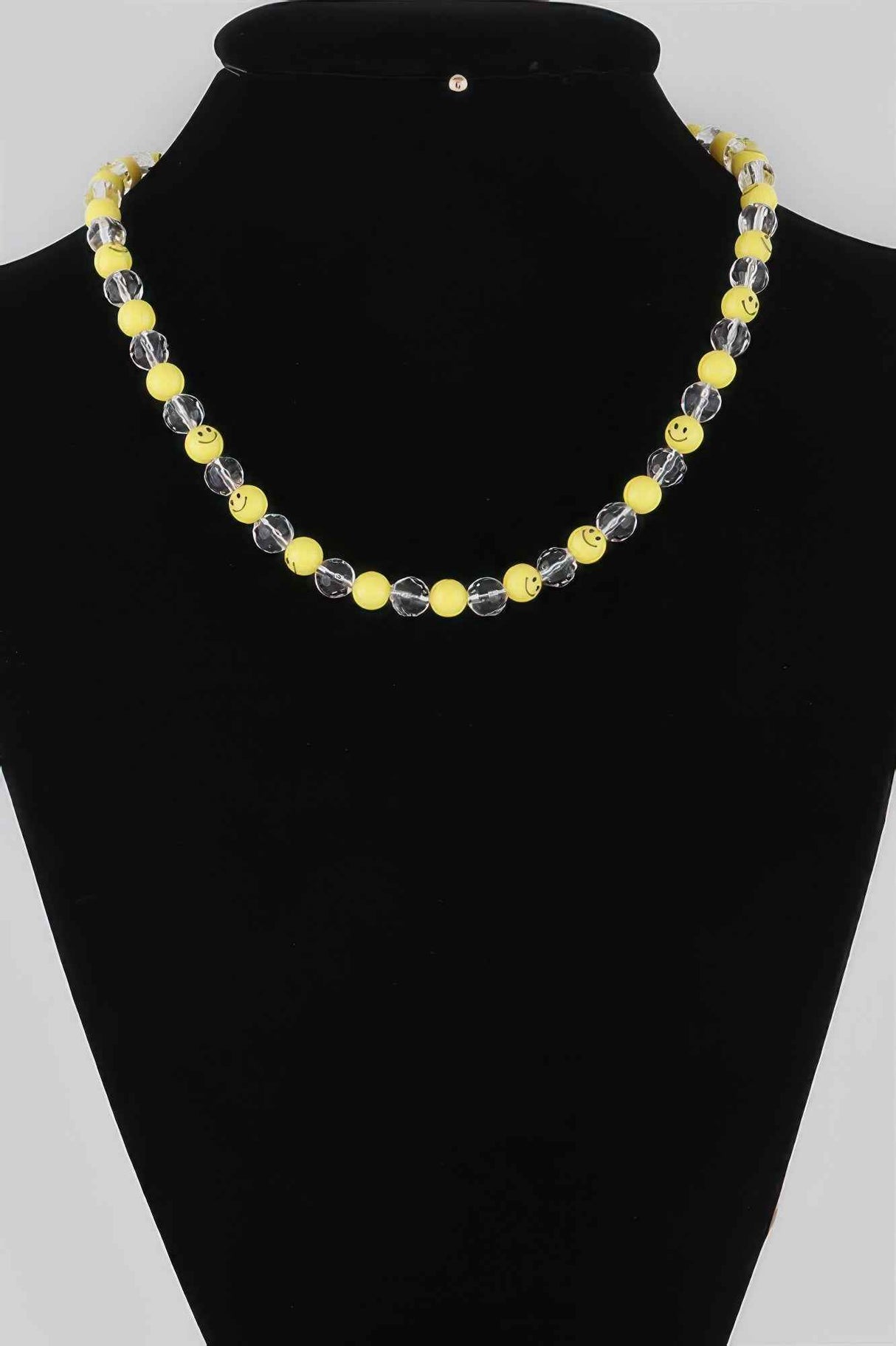 Beaded Smiley Face Necklace