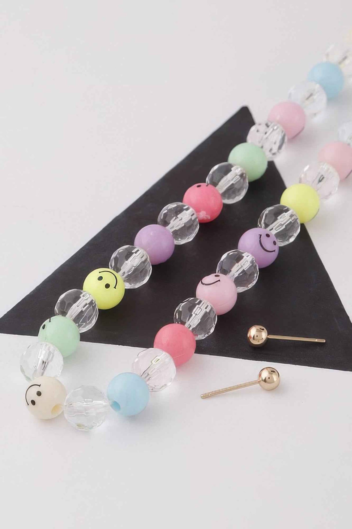 Beaded Smiley Face Necklace